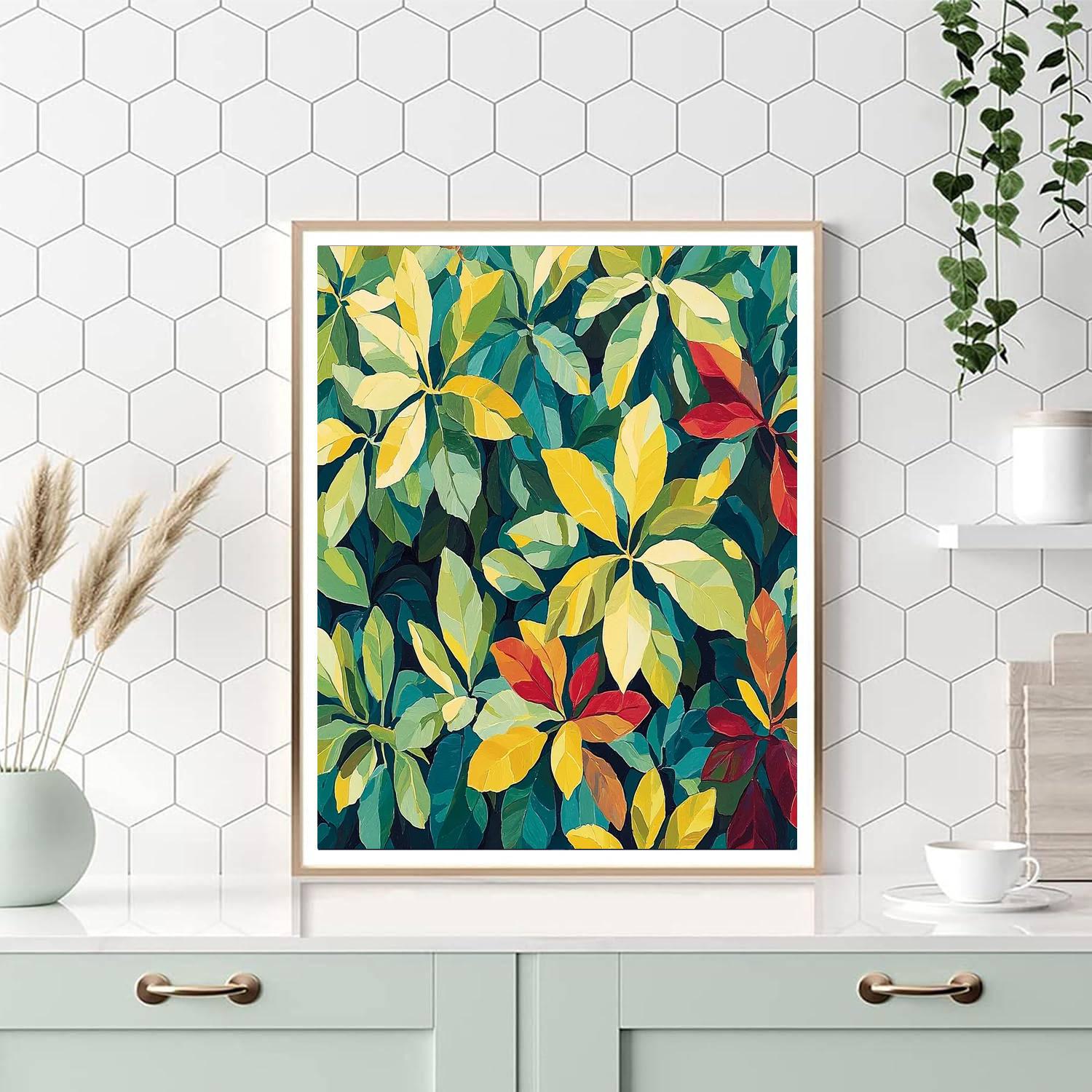 Paul Cézanne Inspired Layered Vibrancy  Painting By Numbers Kit