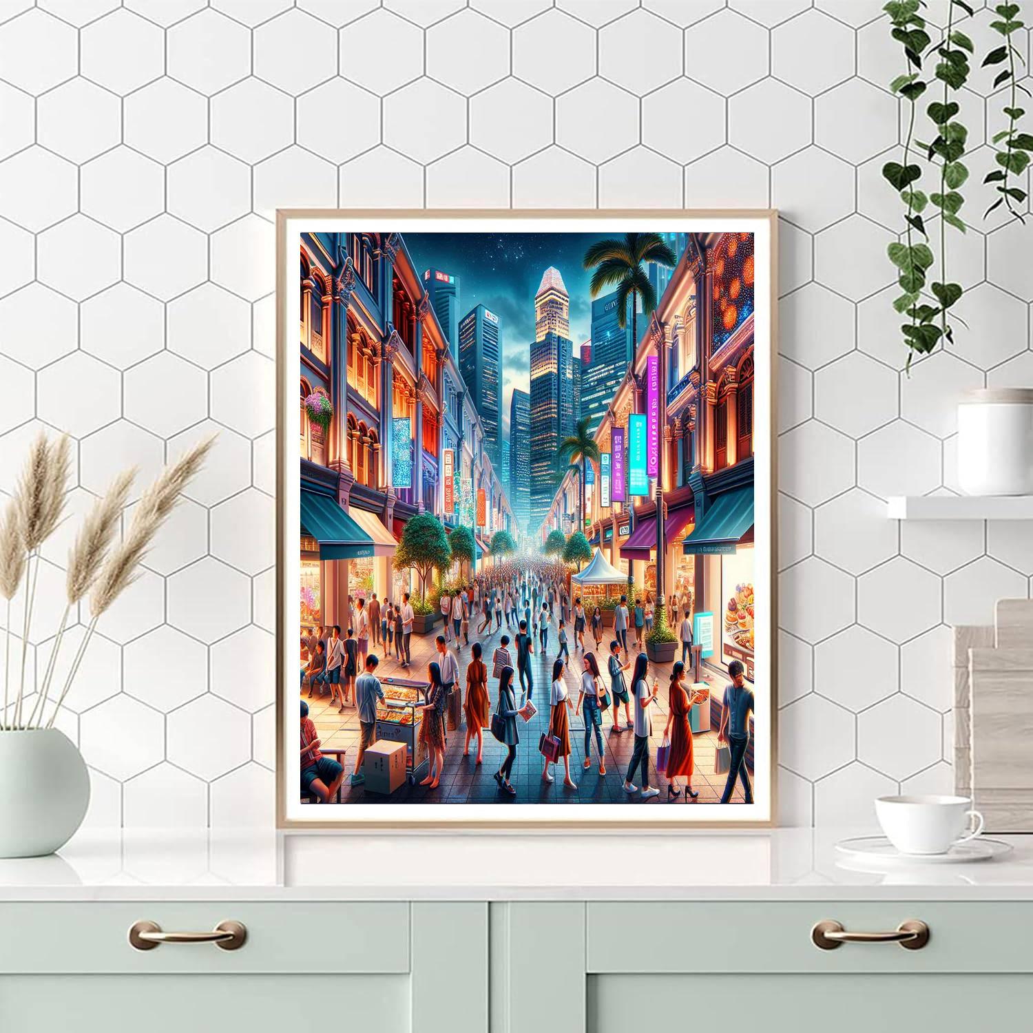 The Great Singapore Sale - Singapore Paint By Numbers Art