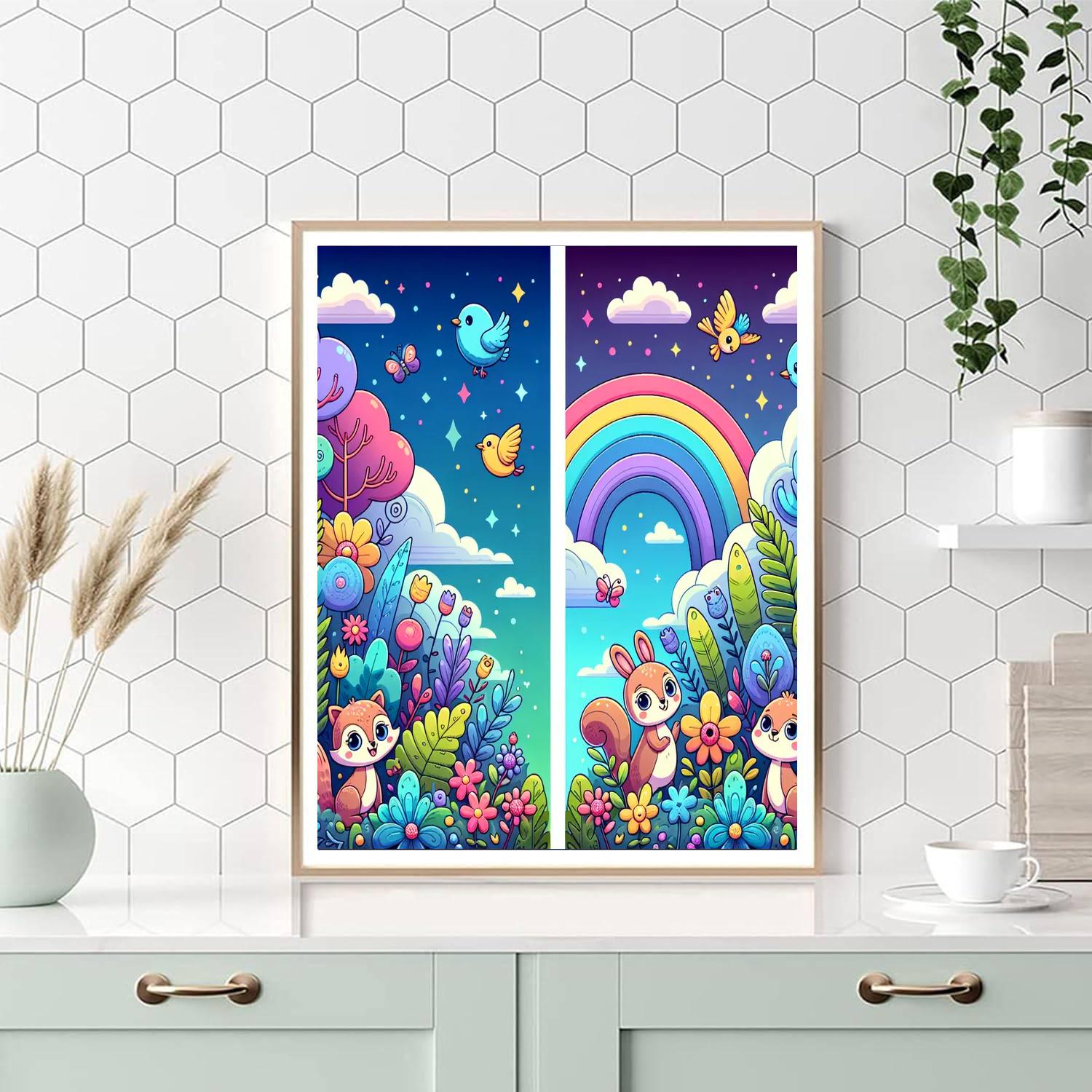 A Magical Garden Of Wishes Paint By Numbers Kits