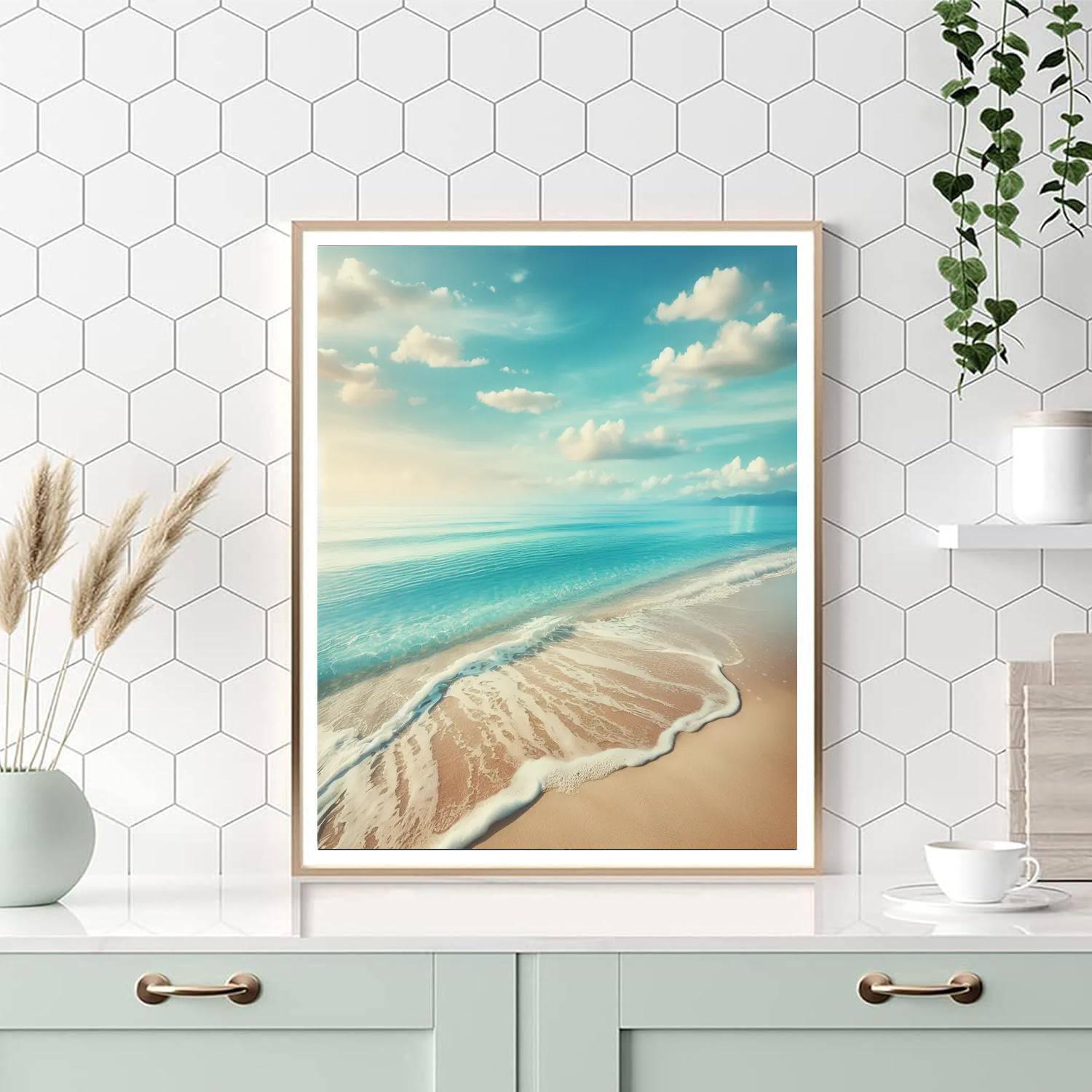 Serene Ocean View Painting By Numbers Kit