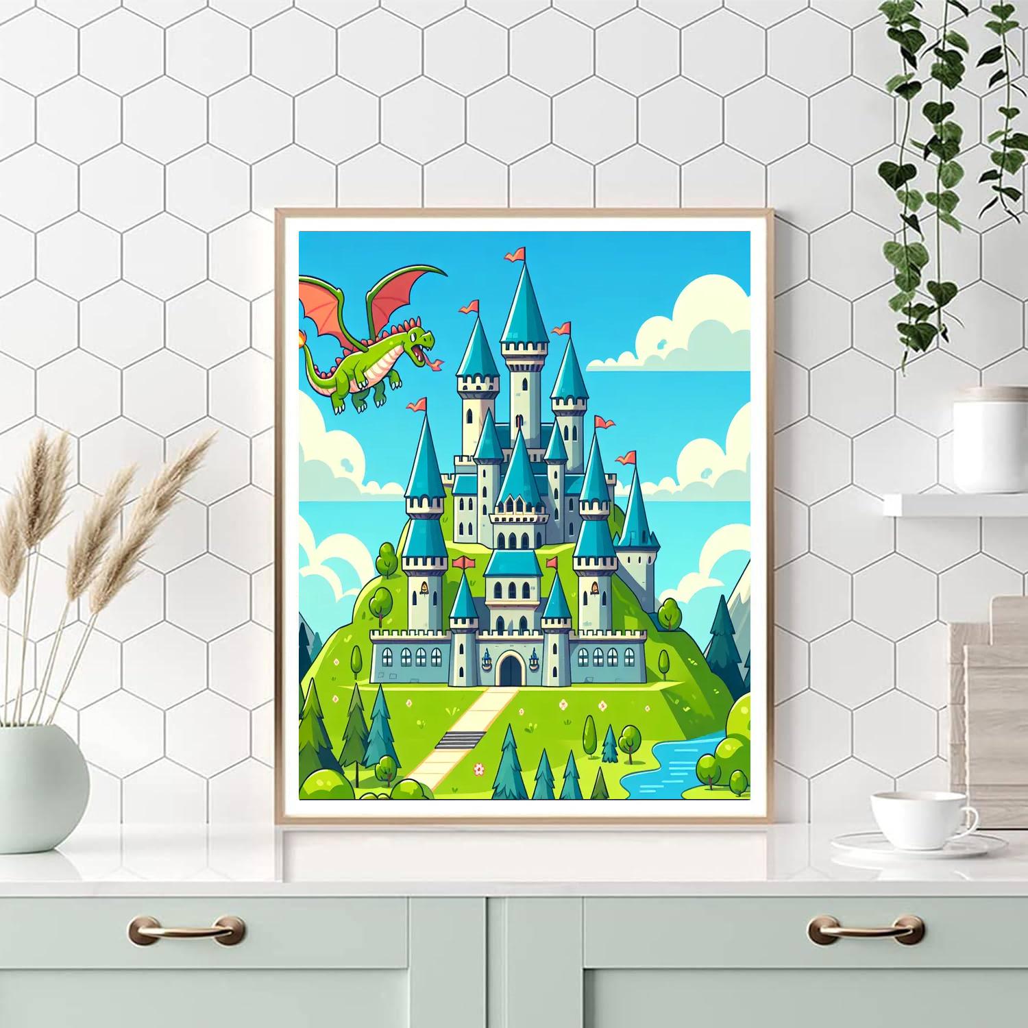 Kingdom Of Fantasy Adventures Paint By Number