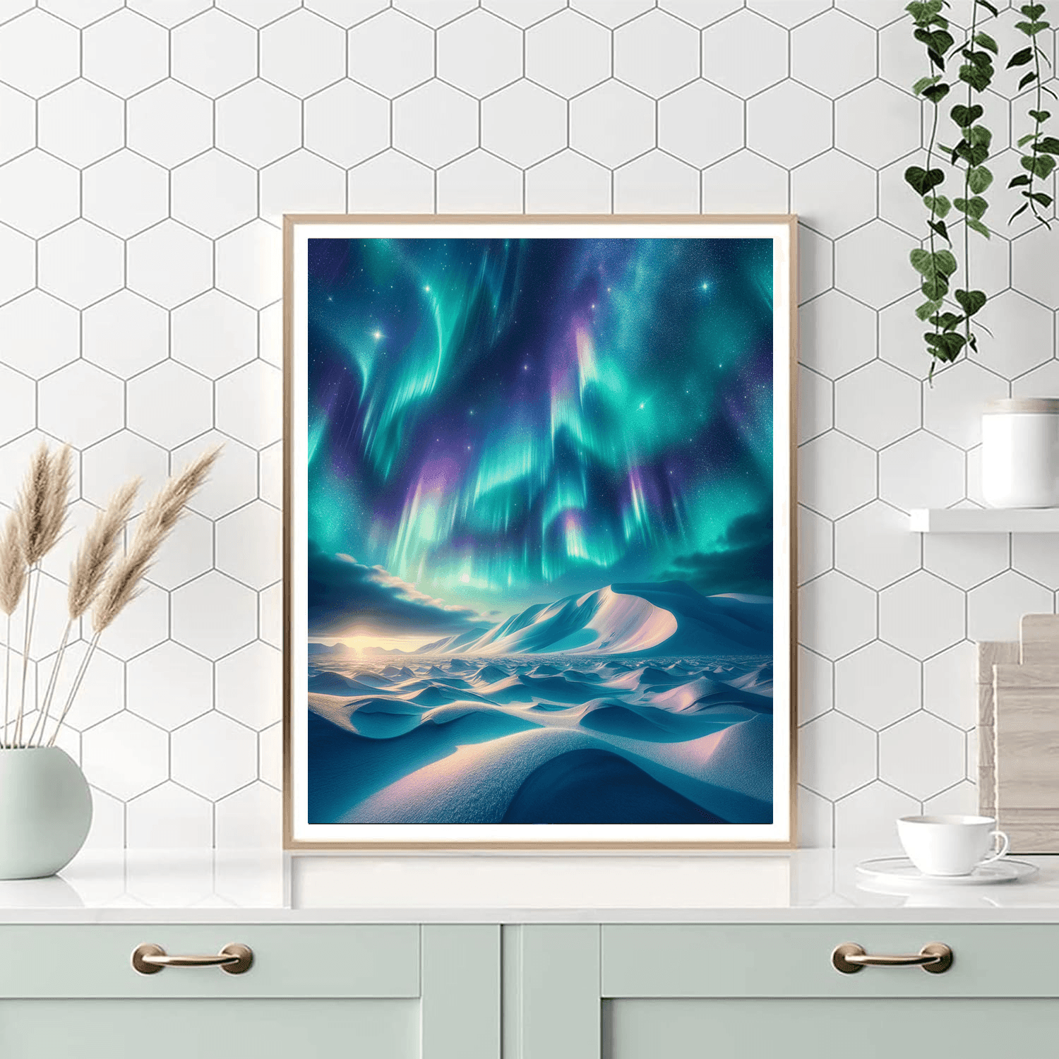 Polar Light Show DIY Paint By Numbers