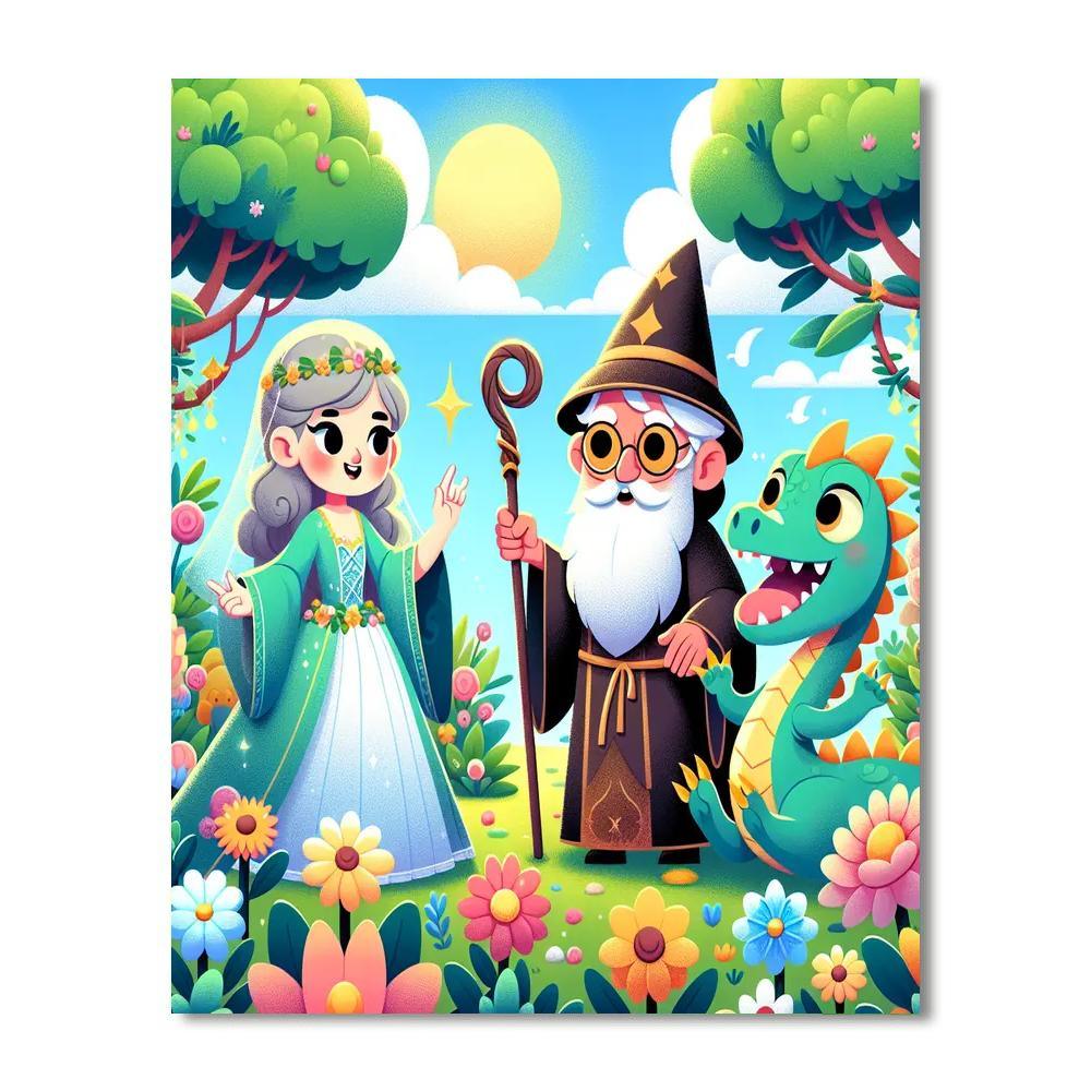 Magical Fairytale Adventure Paint By Number