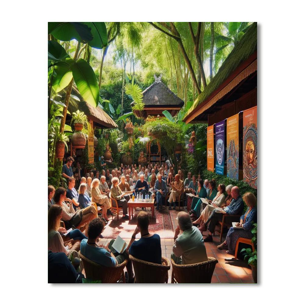 Ubud Writers And Readers Festival Paint By Numbers Art