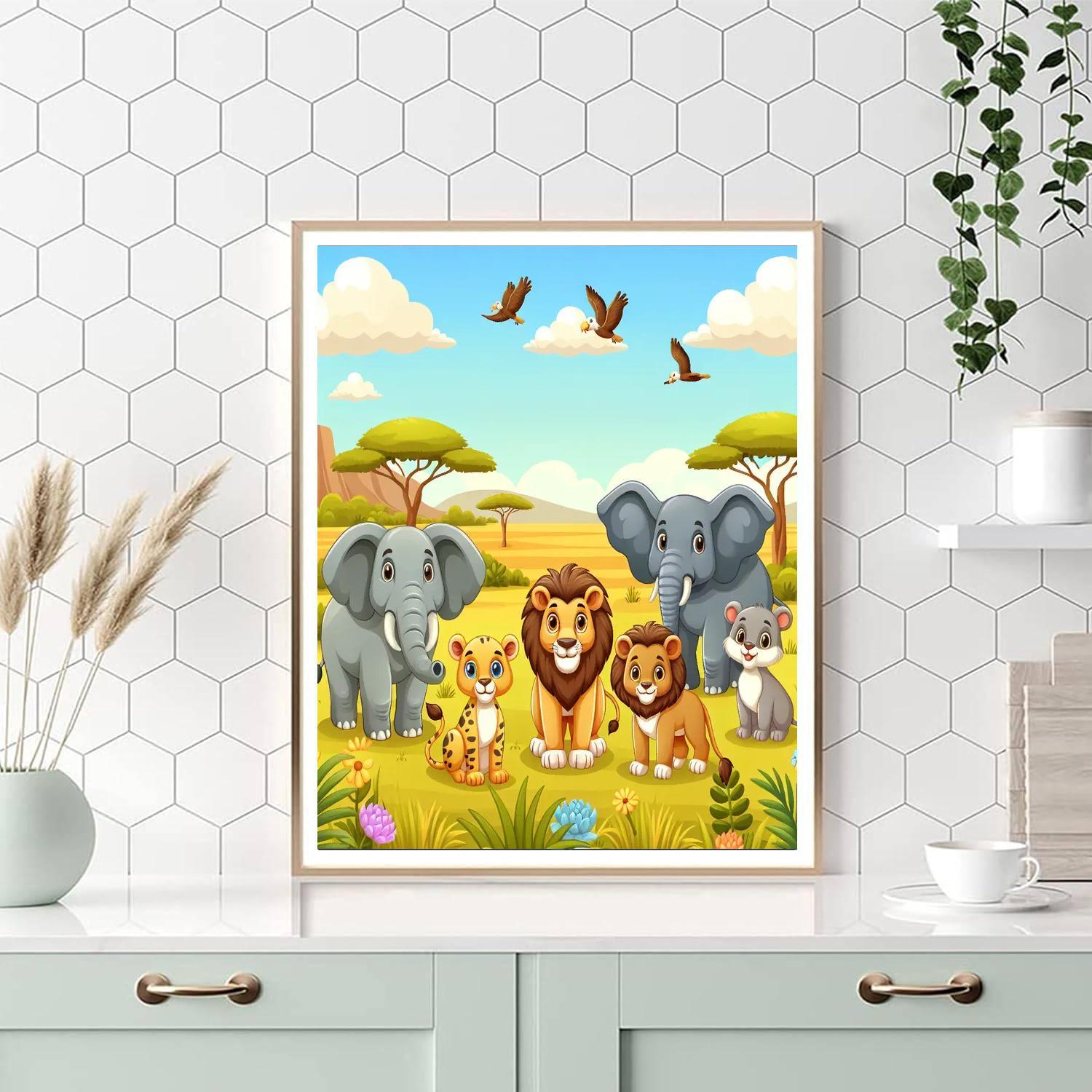 Wildlife Wonder Safari Paint By Numbers Kits