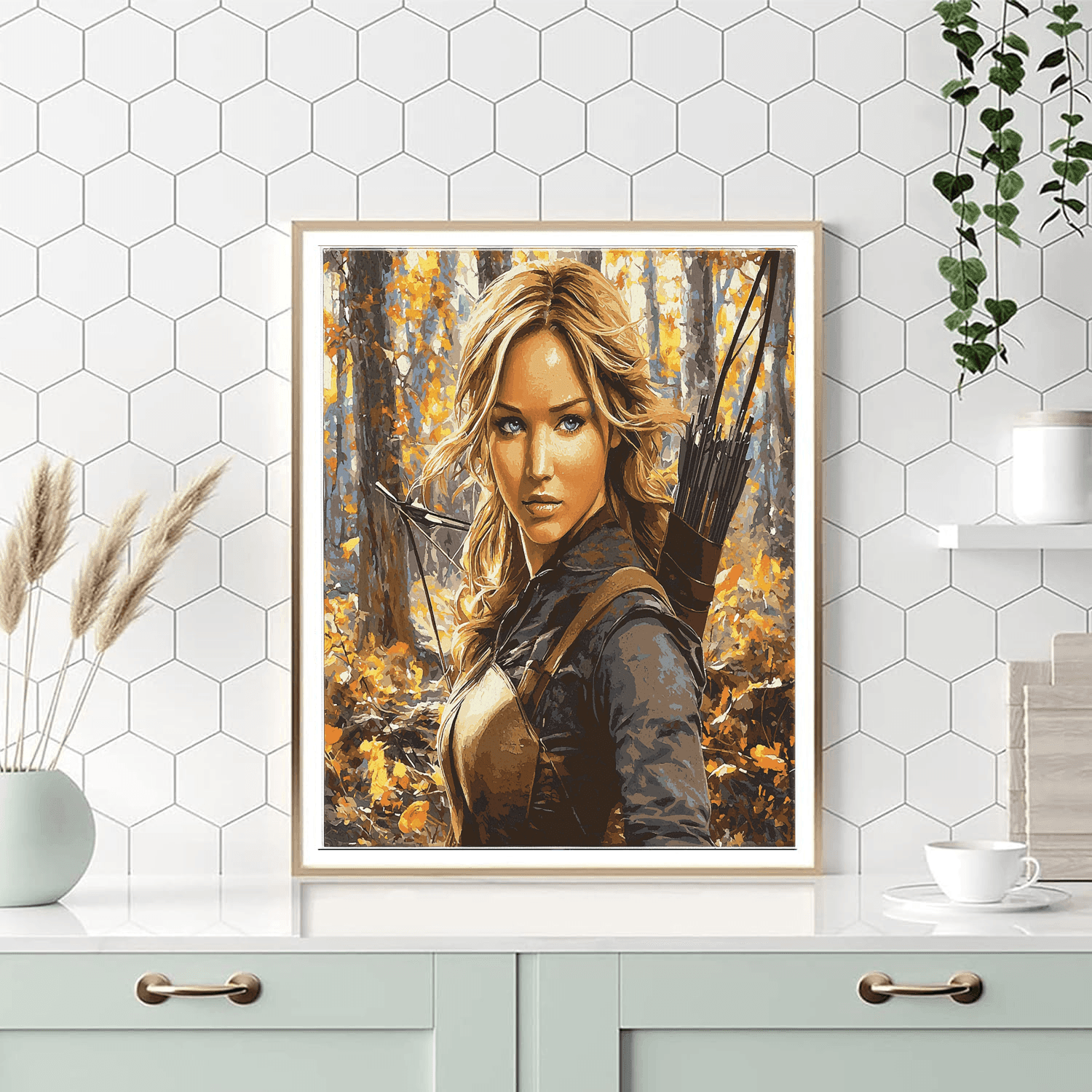 Jennifer Lawrence: The Fearless Journey Of Katniss Everdeen Paint By Numbers