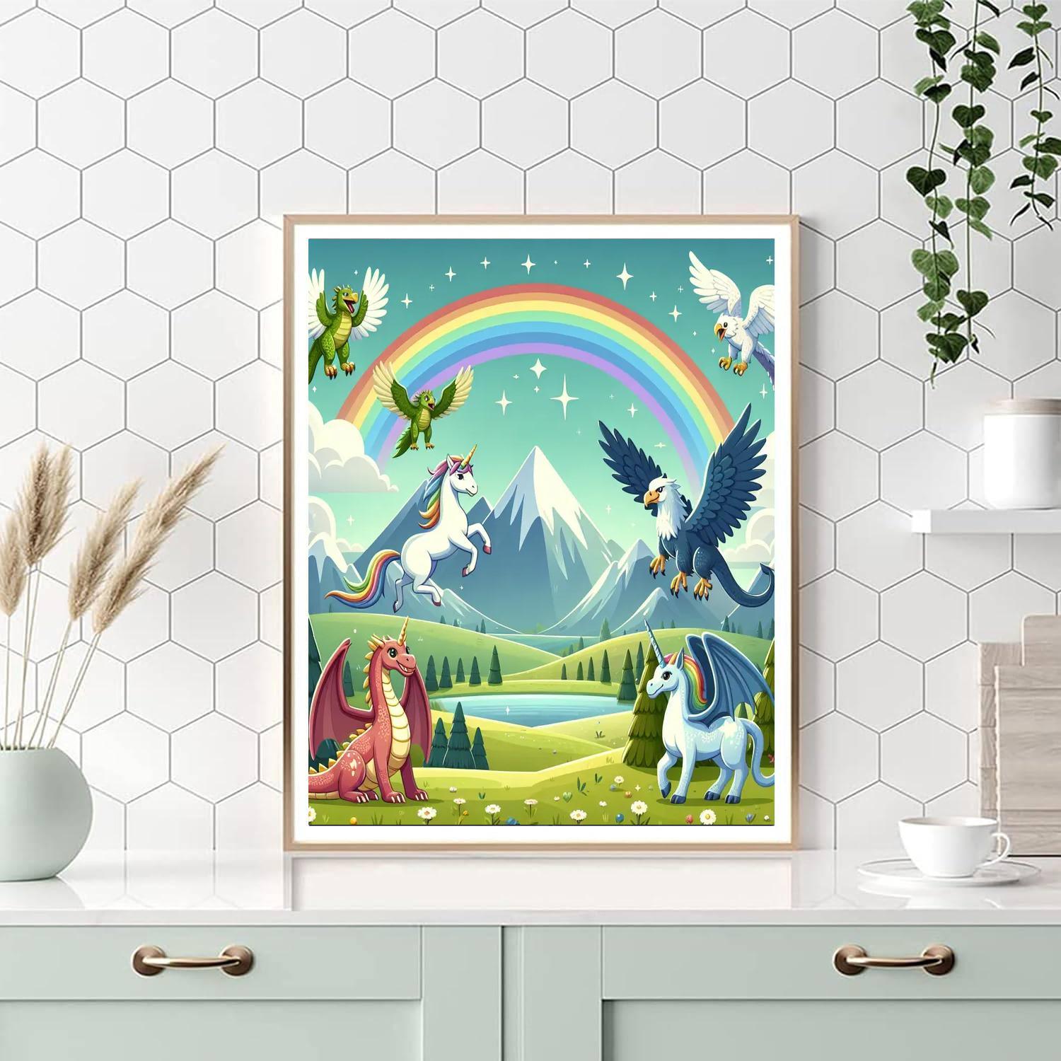 Mythical Beast Adventure Painting By Numbers Kit