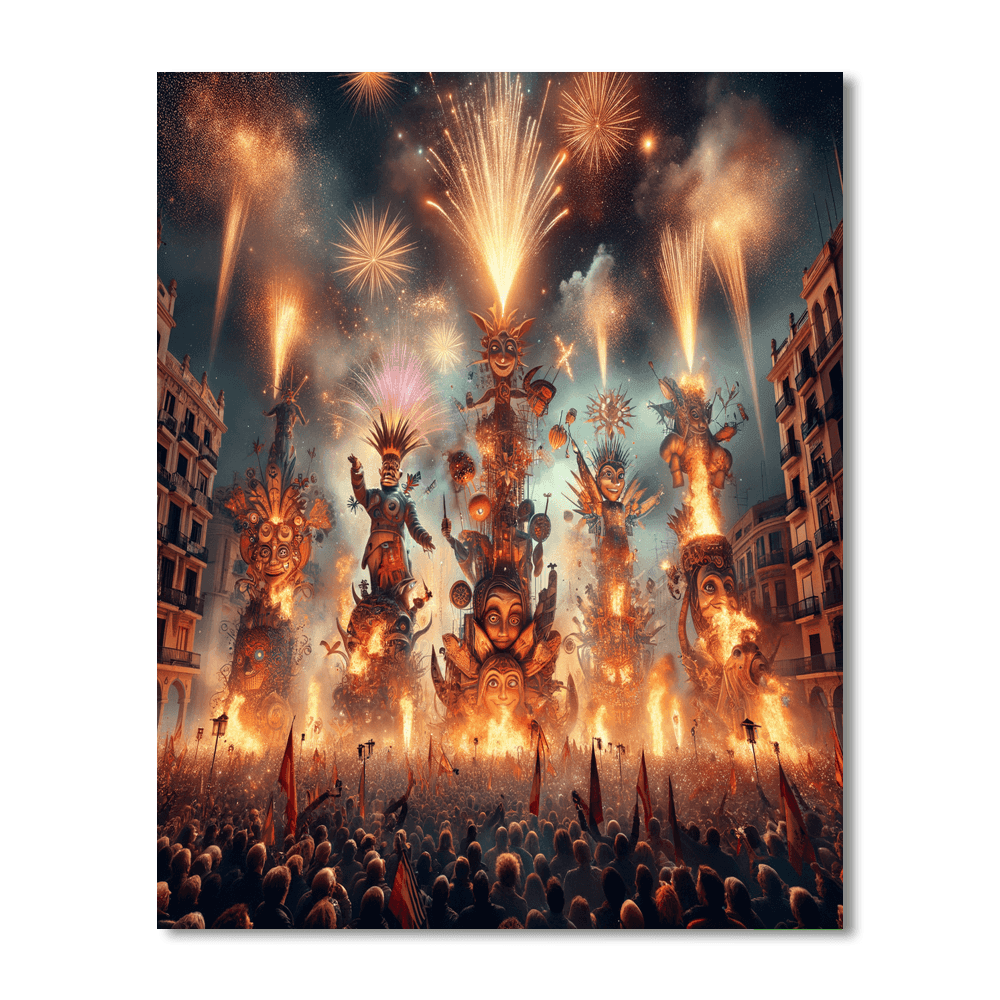 Las Fallas - Spain Paint By Number