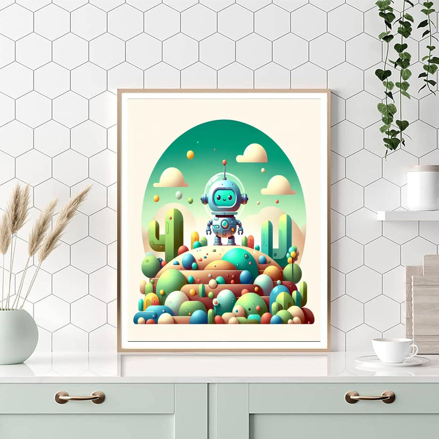 Robot Explorer Paint By Numbers Kits