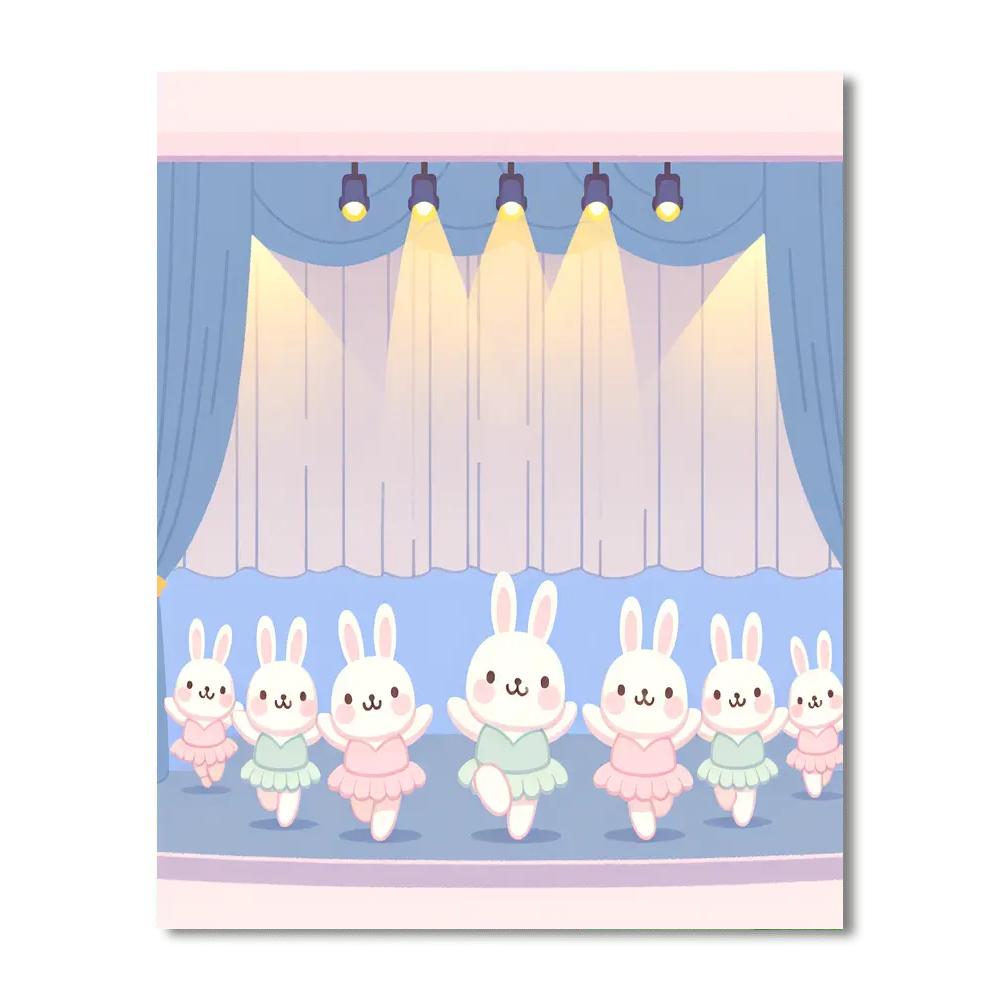 Ballet Bunnies Paint By Numbers Kits