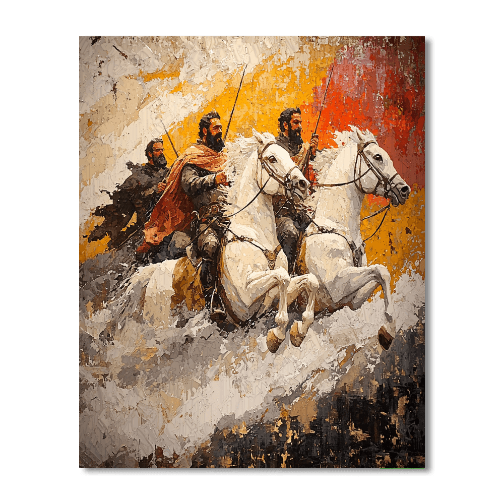Courbet Inspired Historical Tapestry  Painting By Numbers Kit
