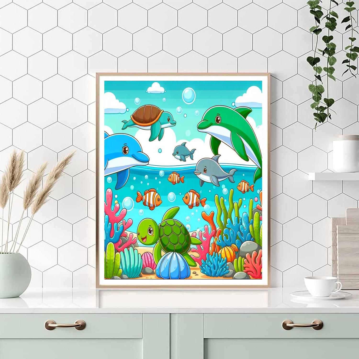 Incredible Ocean Adventure DIY Paint By Numbers