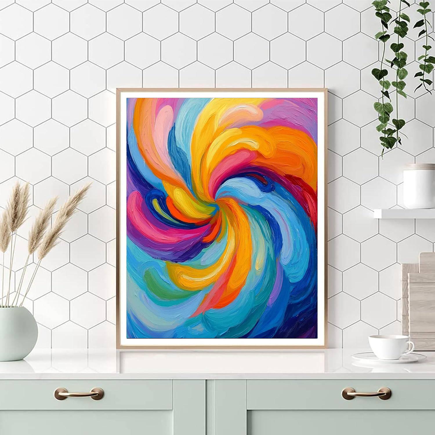 Edgar Degas Inspired Whirlwind Of Dreams  Paint By Numbers Art