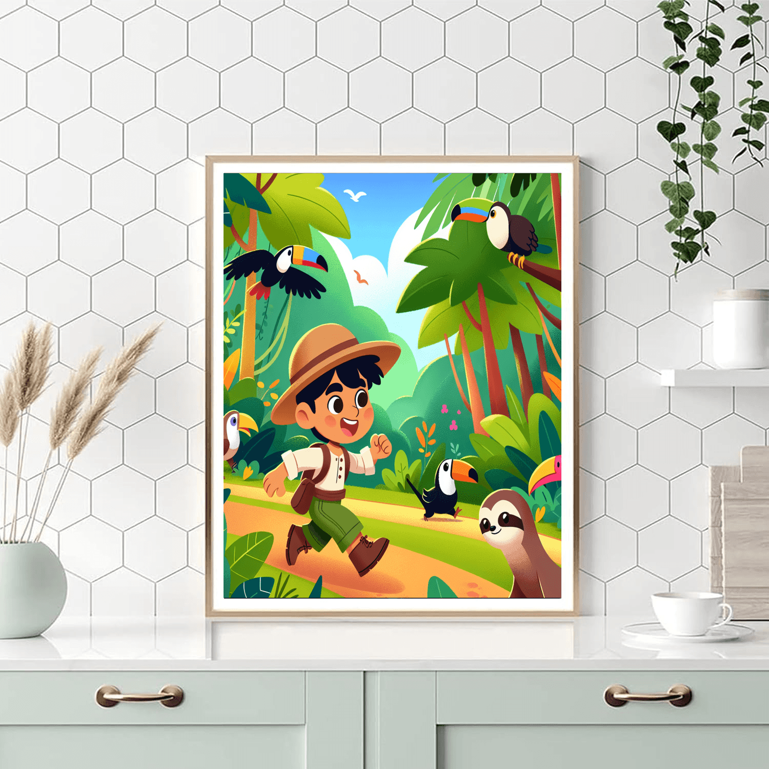 Rainforest Expedition Adventure Paint By Color