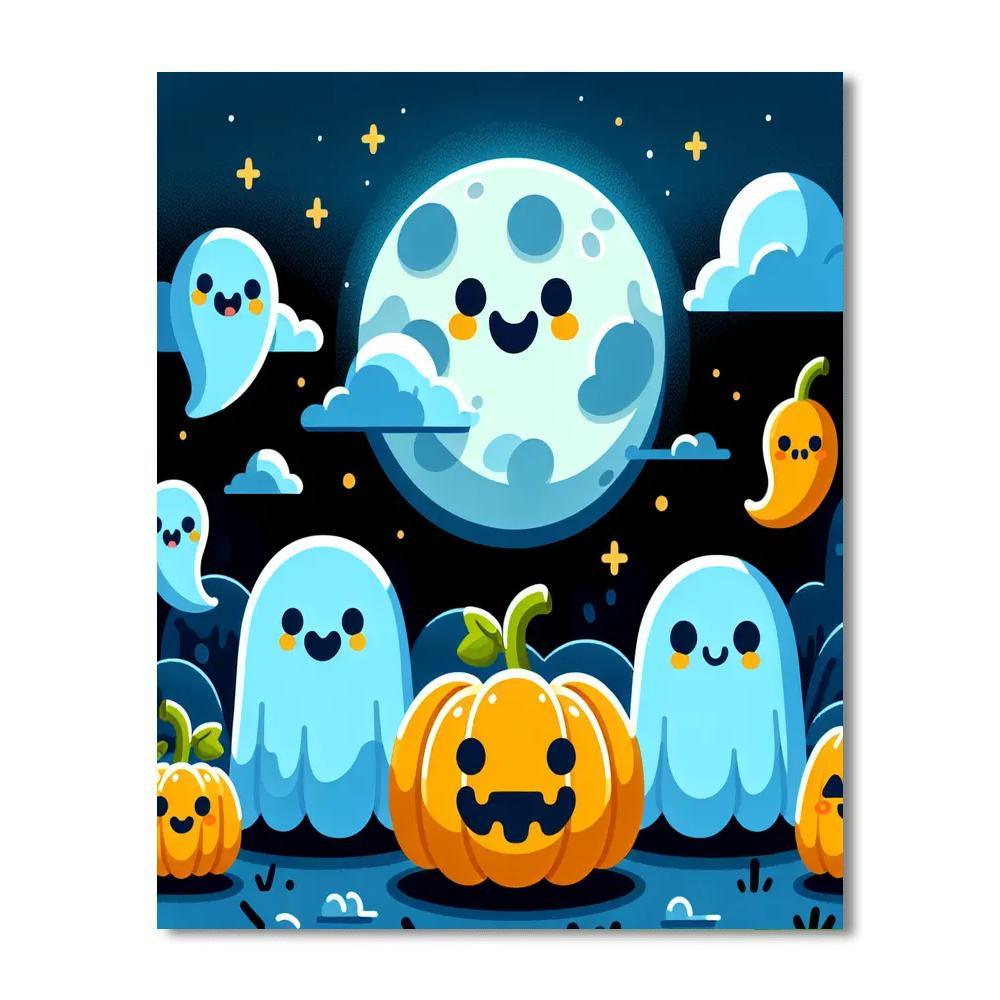 Happy Halloween Spooktacular Numbered Painting Kits