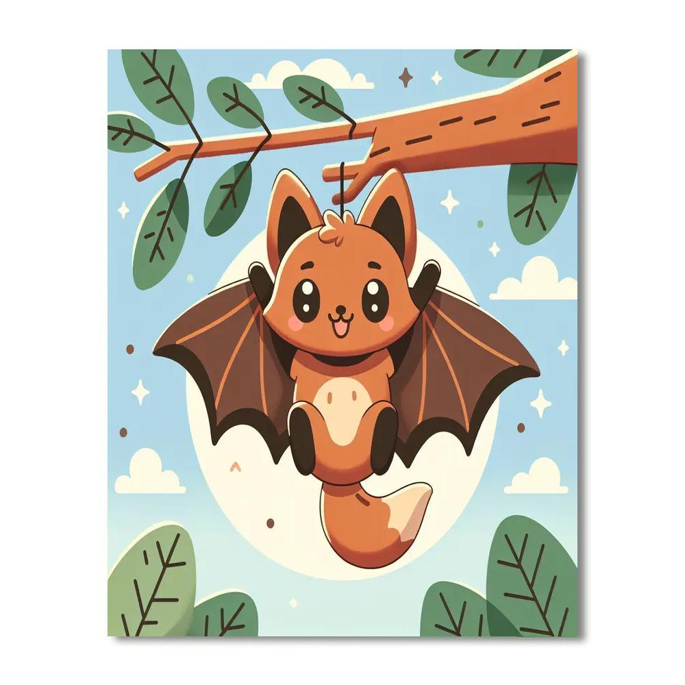 Flying Fox Family Numbered Painting Kits