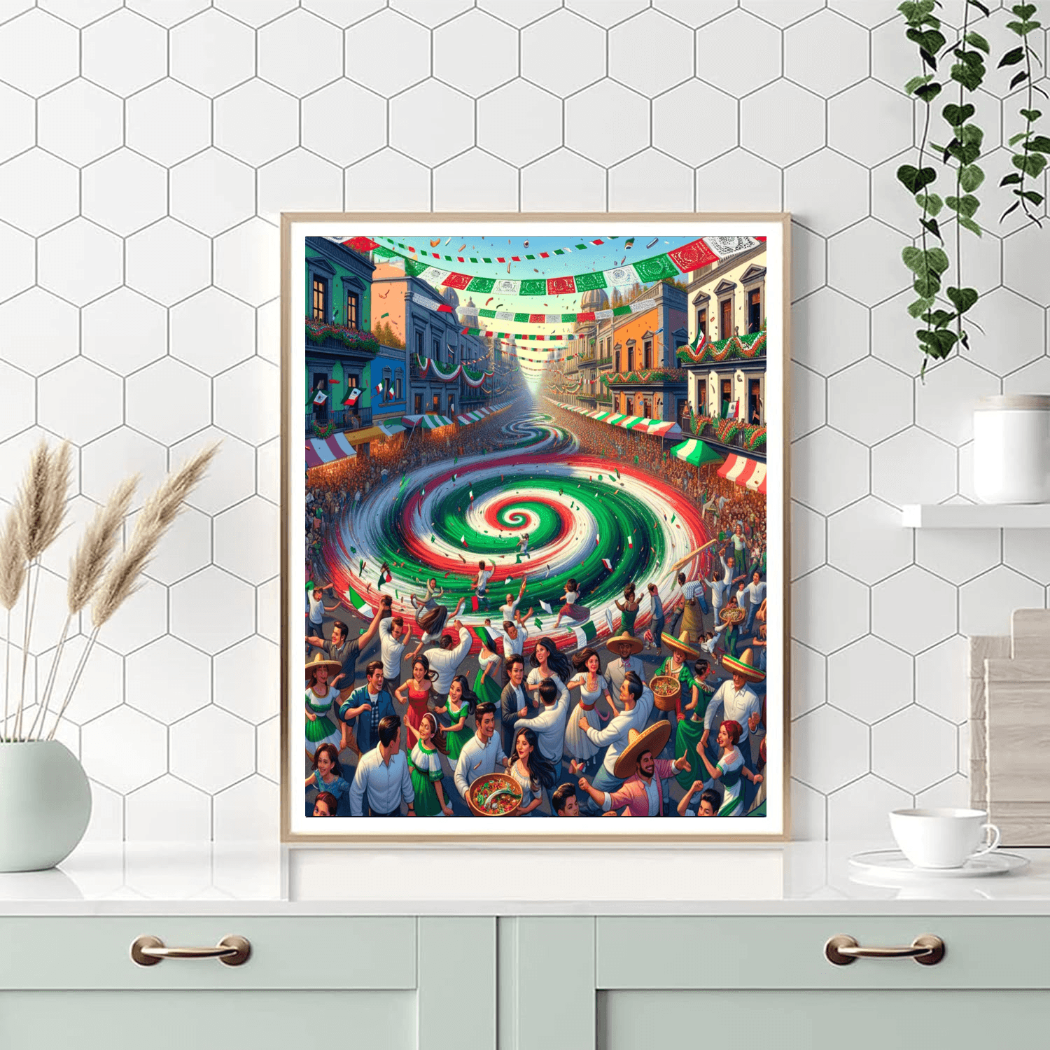 Dia De La Independencia - Mexico DIY Paint By Numbers