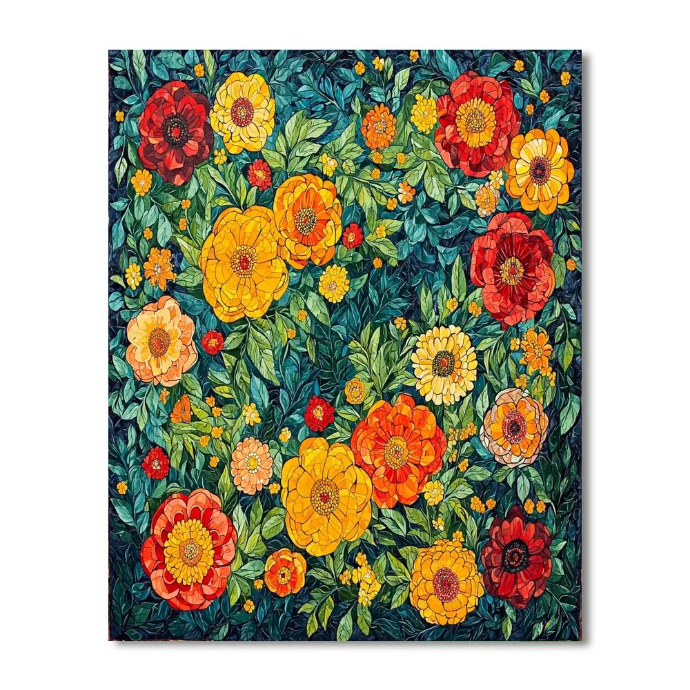 Frida Kahlo Inspired Emotional Gardens  Painting Number Kit