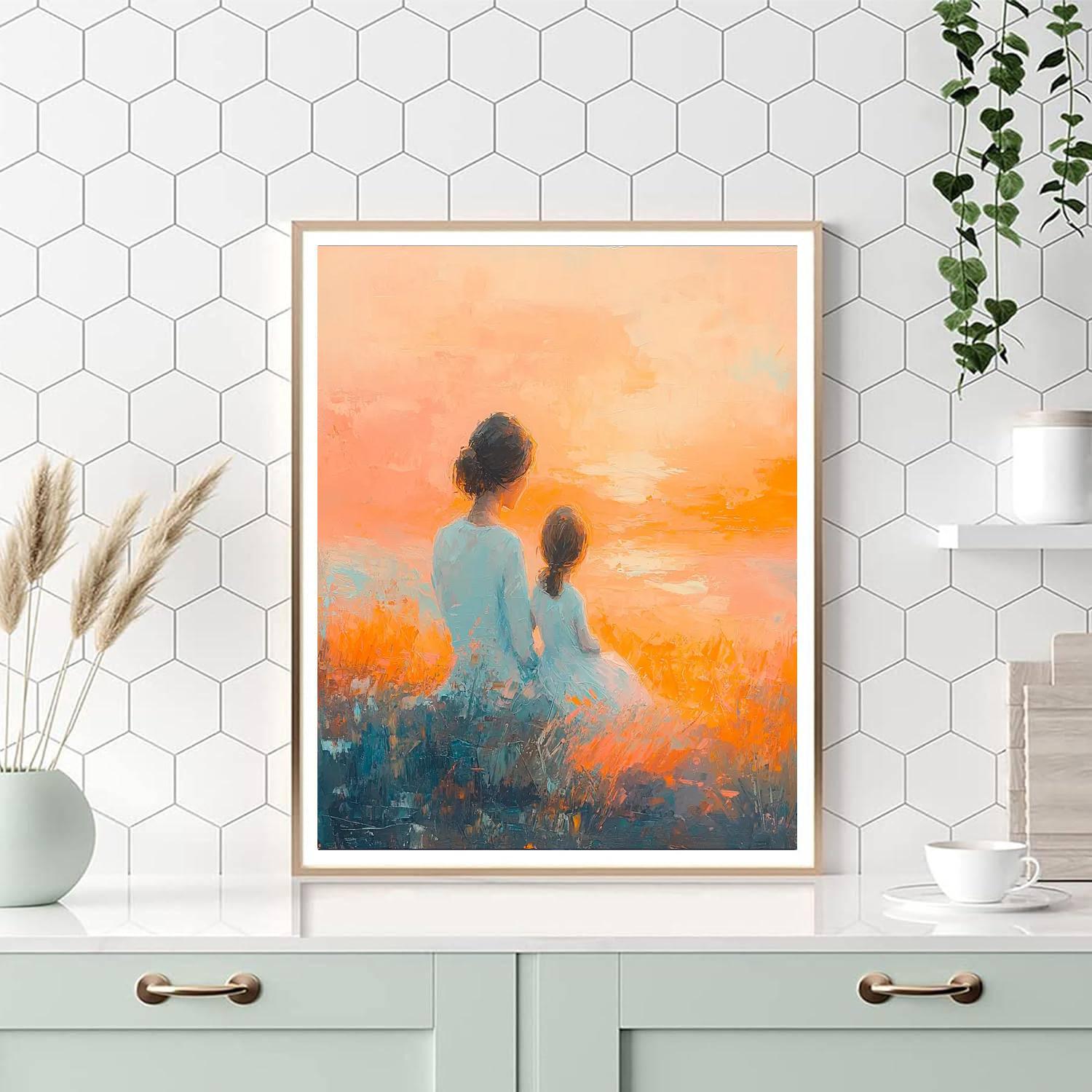 Sunset Strolls Paint By Number