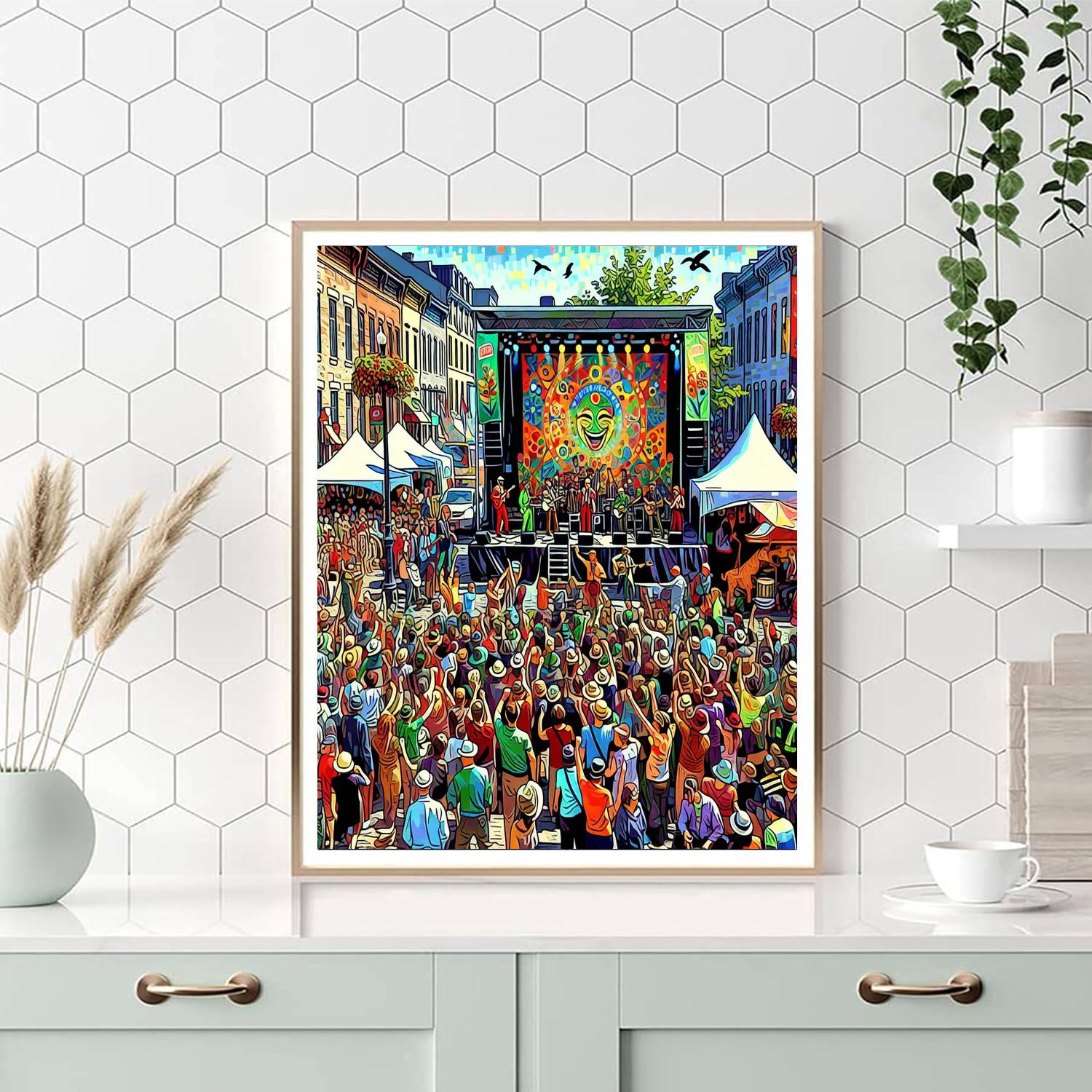 Montreal's Just For Laughs Festival Paint By Numbers Kits