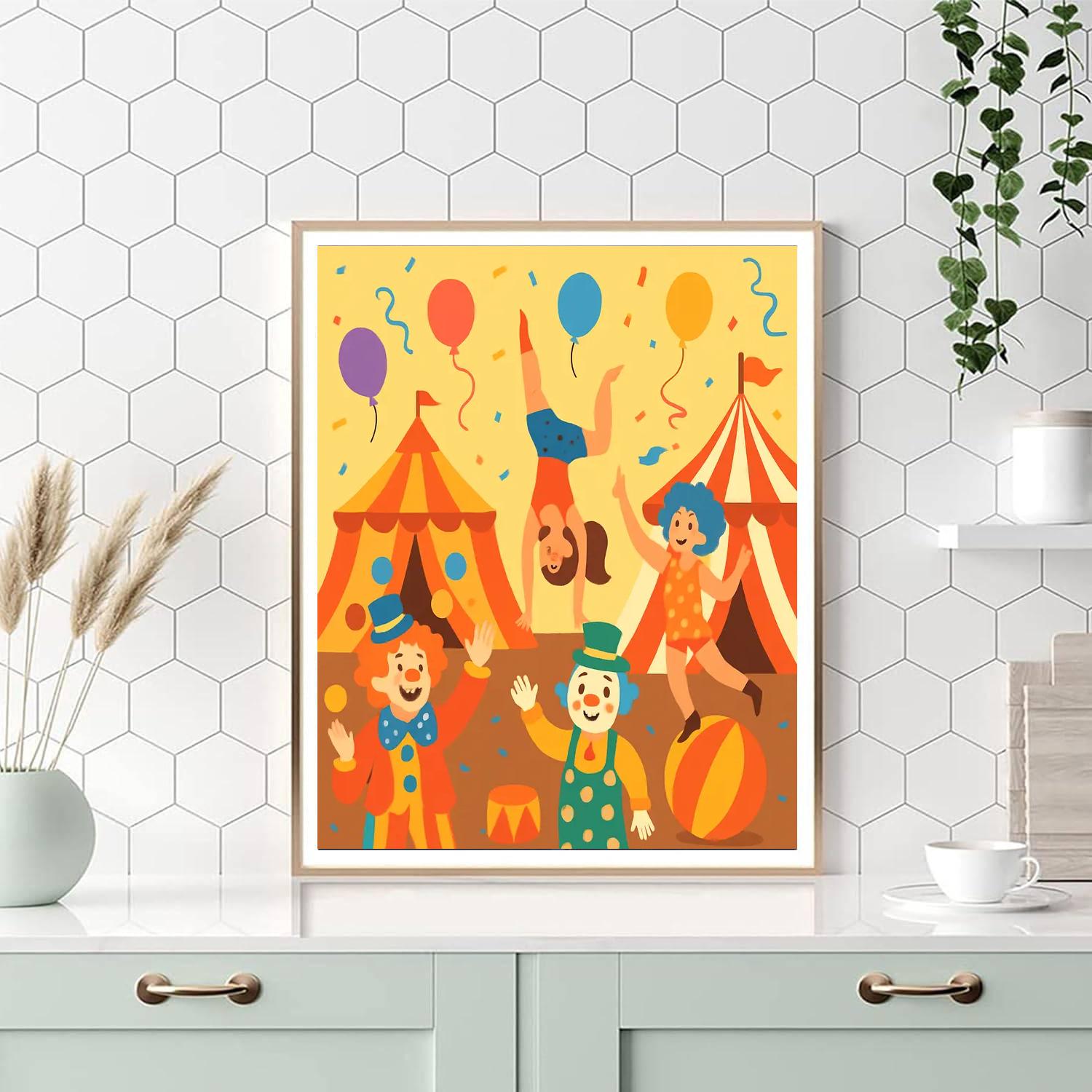 Circus Carnival Wonders Paint By Numbers Kits