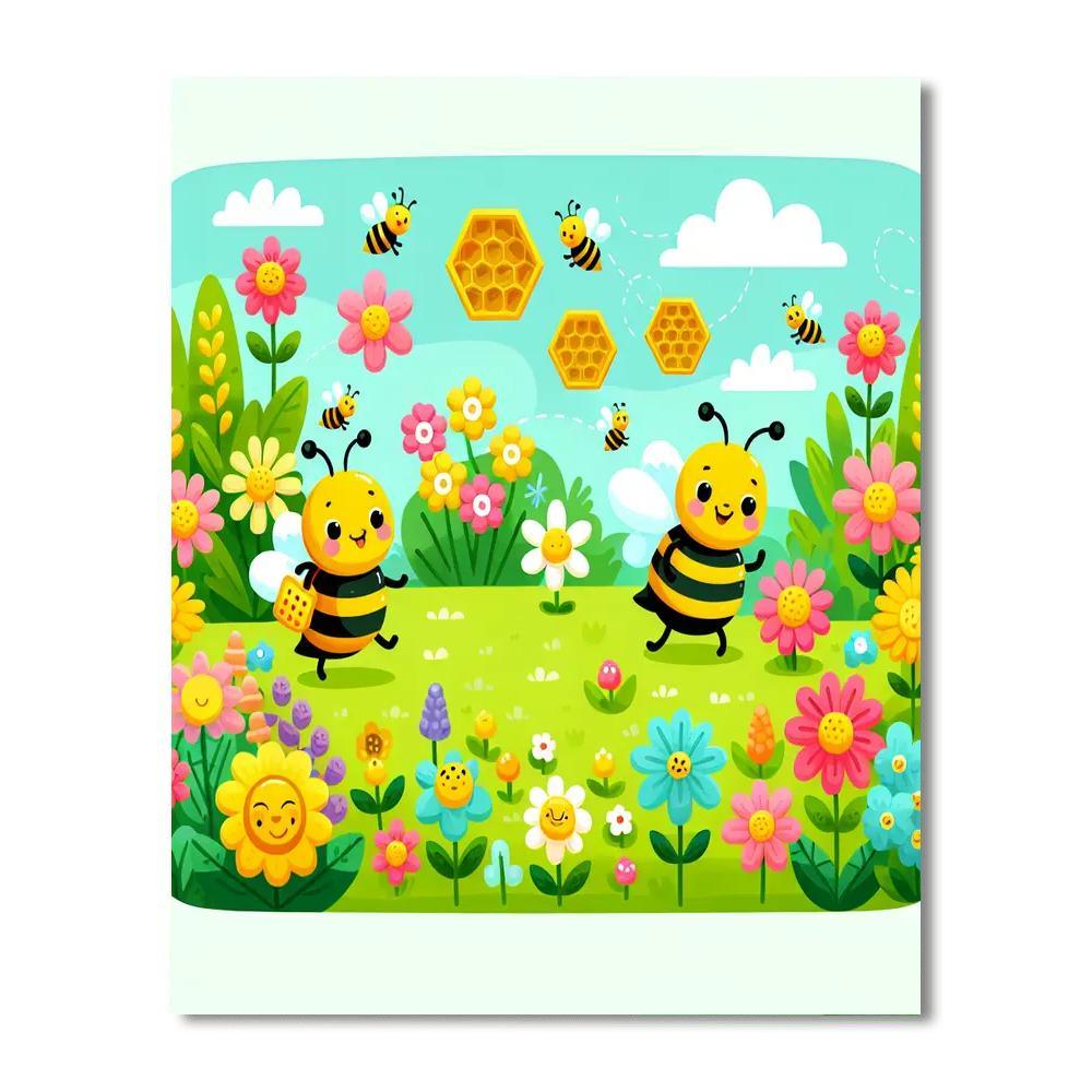 Buzzy Bee Bonanza Paint By Numbers Kits