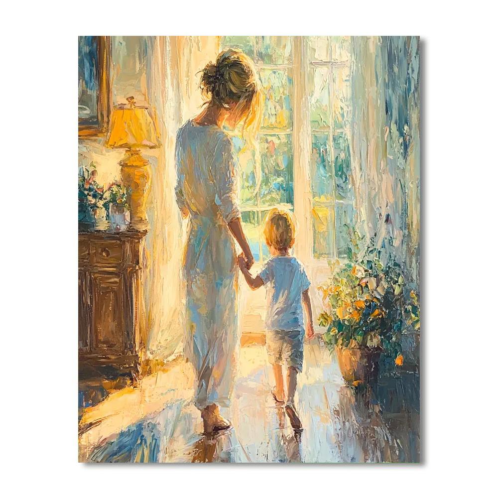 A Mother's Guiding Hand Paint By Numbers Kits