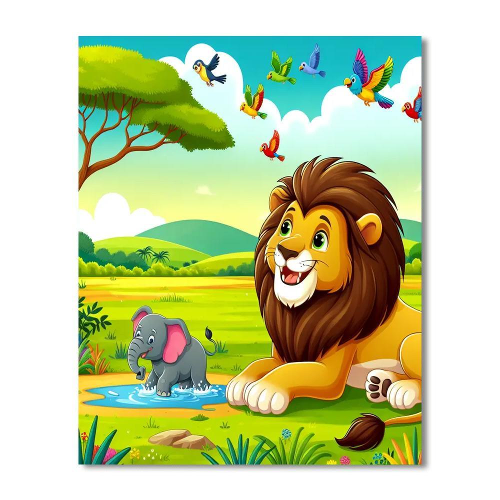 Exploration Of The Animal Kingdom DIY Paint By Numbers