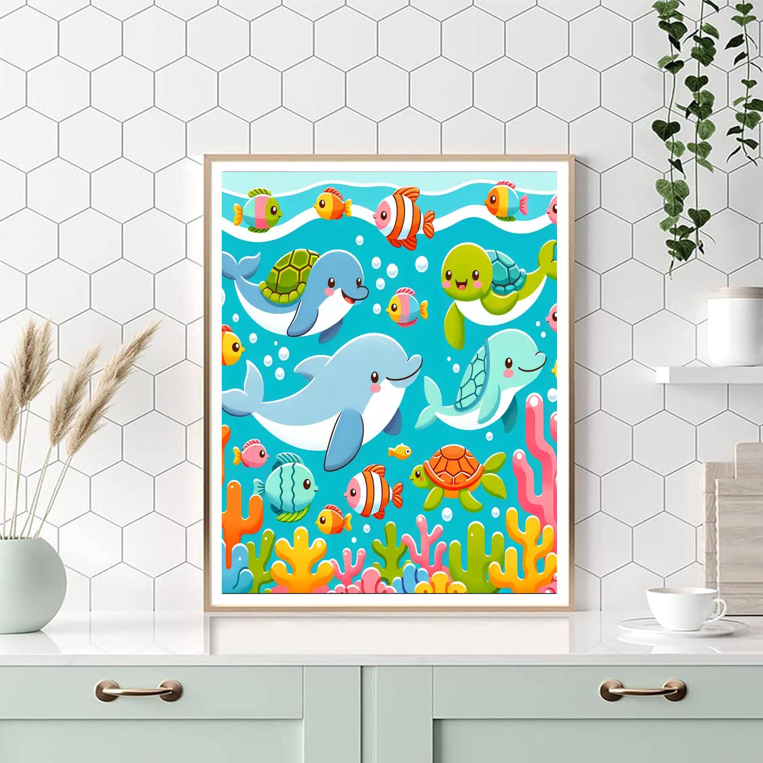 Artistic Ocean Numbered Painting Kits