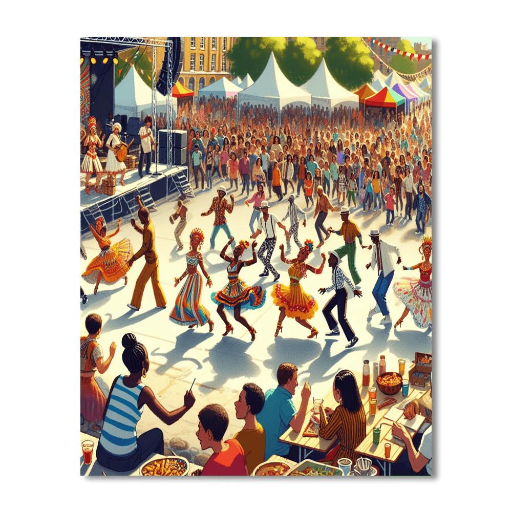 World Dance Day Paint By Numbers Art