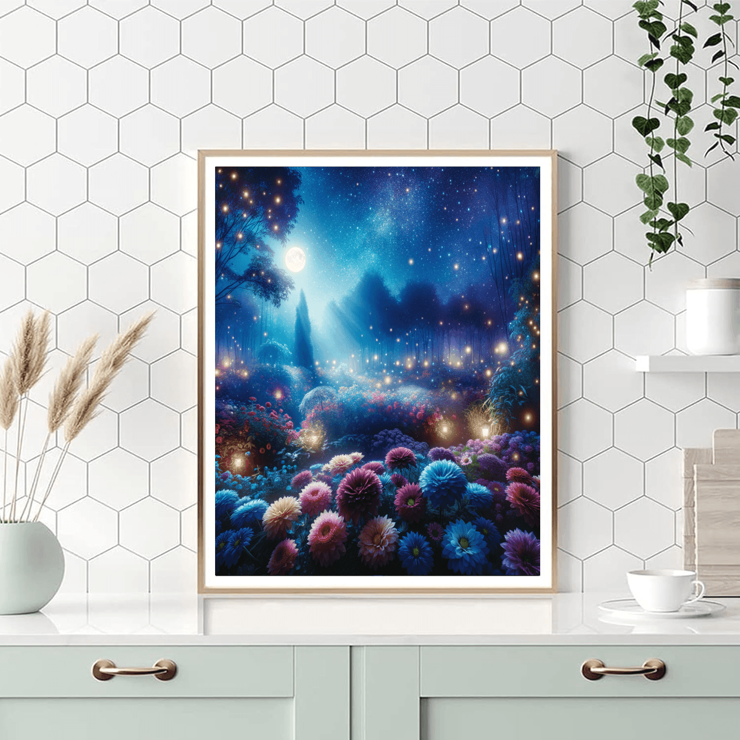 Ethereal Night Garden Paint By Number