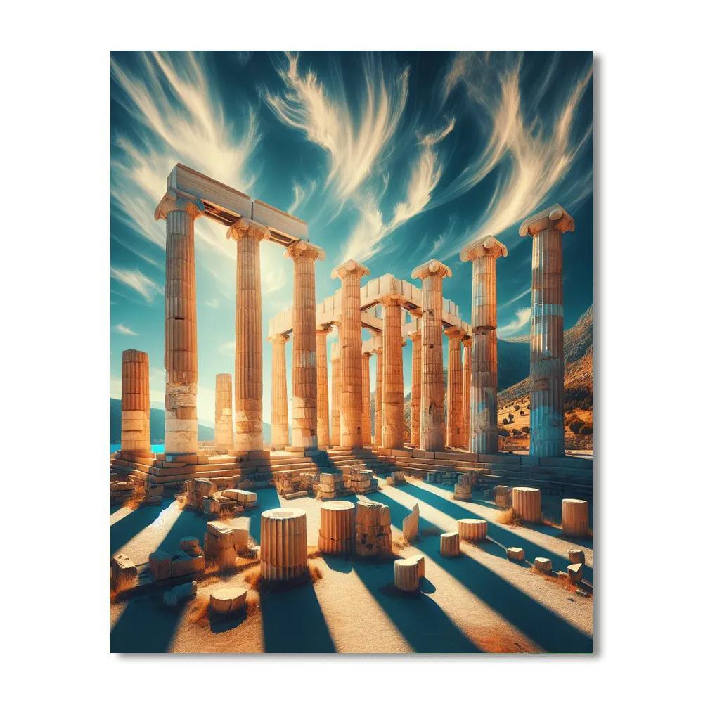 Ancient Grecian Odyssey Painting By Numbers Kit