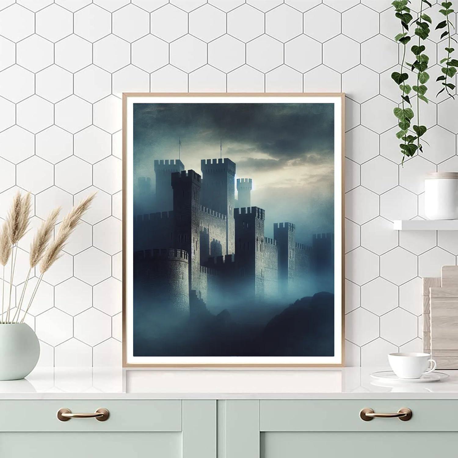 Fantasy Castle Keep Paint By Color