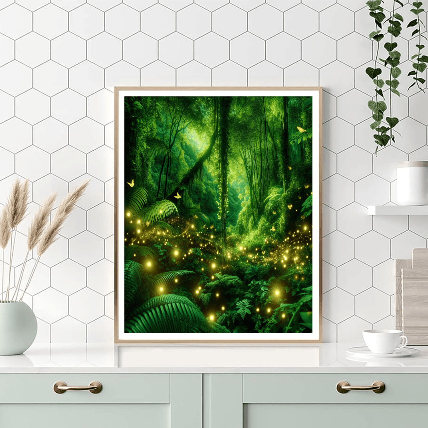 Enchanted Rainforest Glade DIY Paint By Numbers