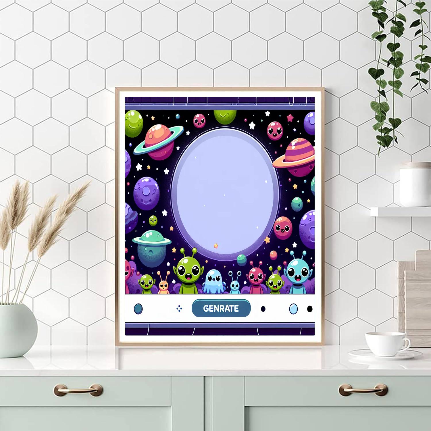 Galactic Galactic Adventure Paint By Numbers Art