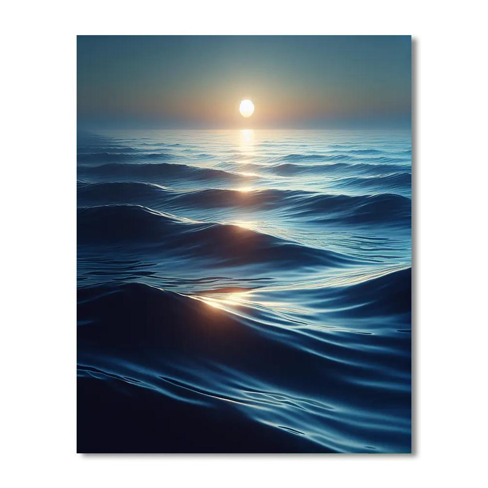 Sapphire Sea Tranquility Paint By Numbers