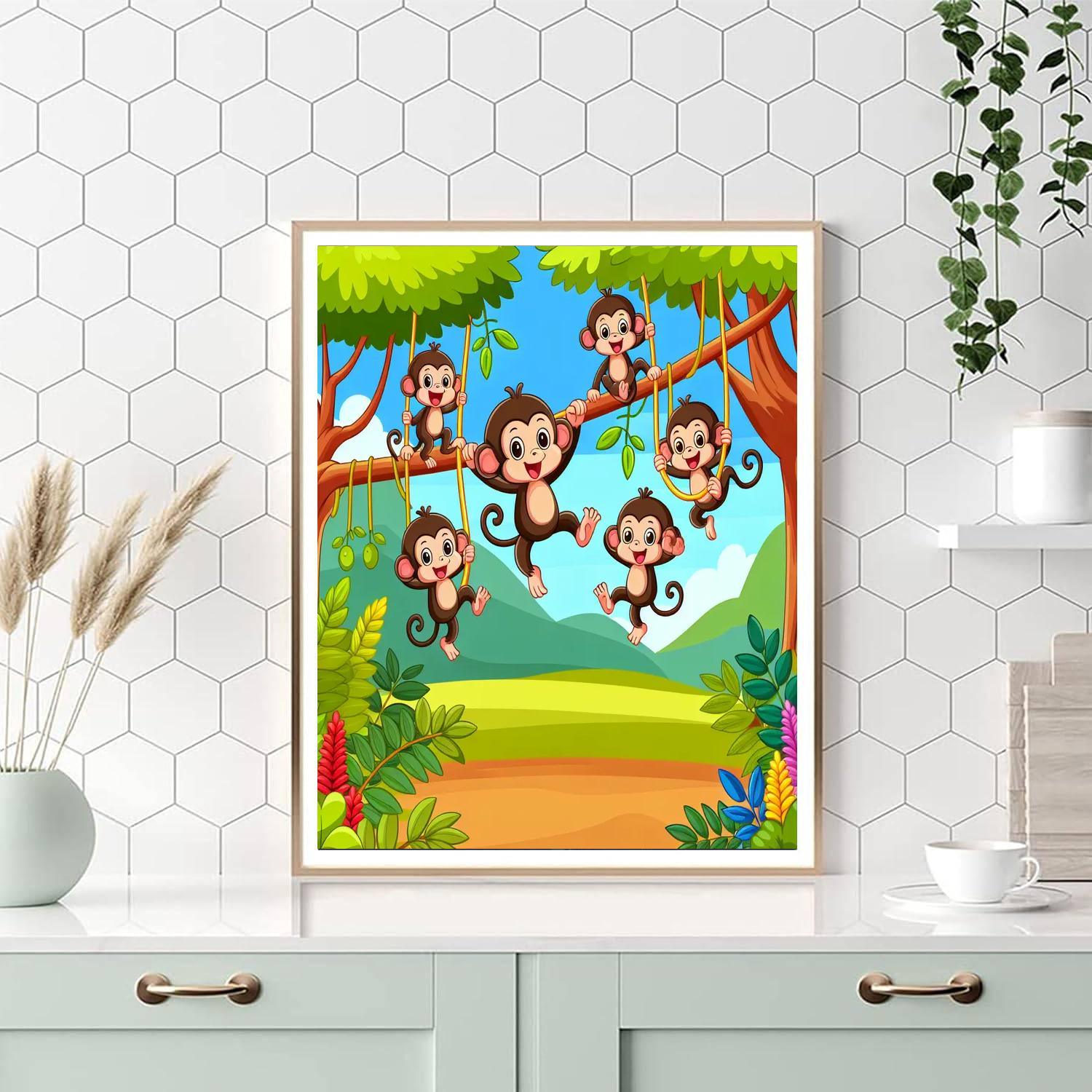 Jungle Jam DIY Paint By Numbers