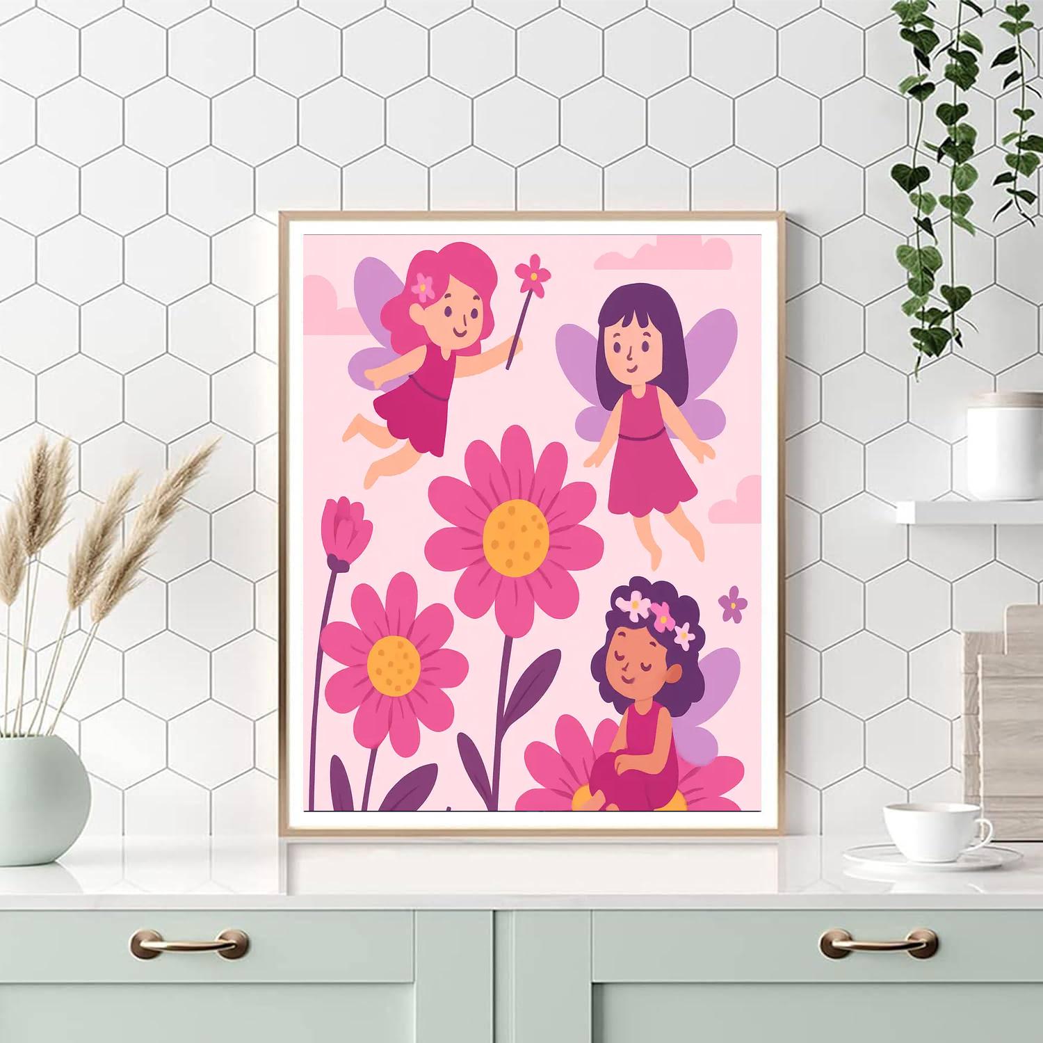 Flower Fairy Land Paint By Color