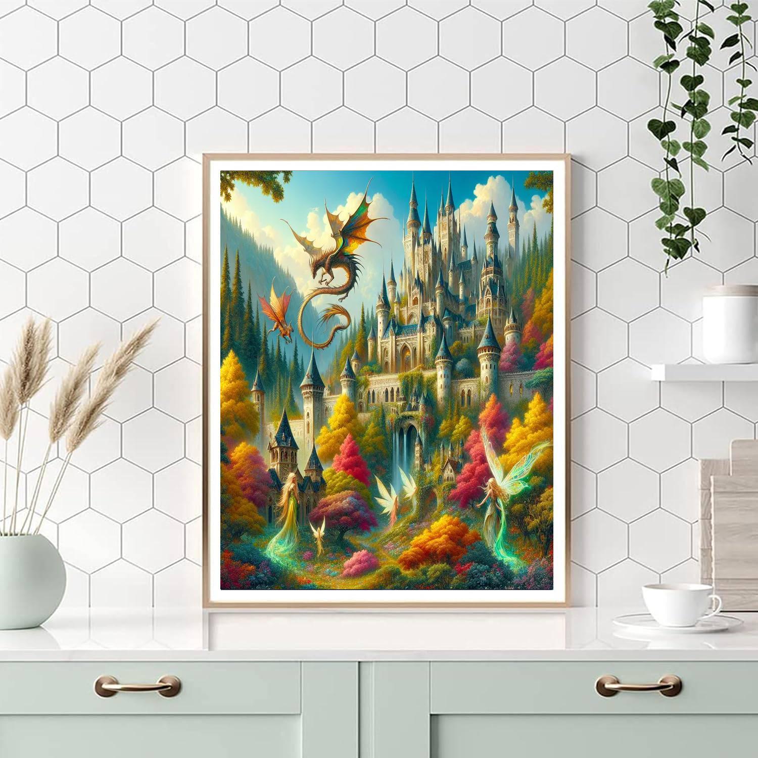 Magical Kingdom For Young Adventurers Numbered Painting Kits