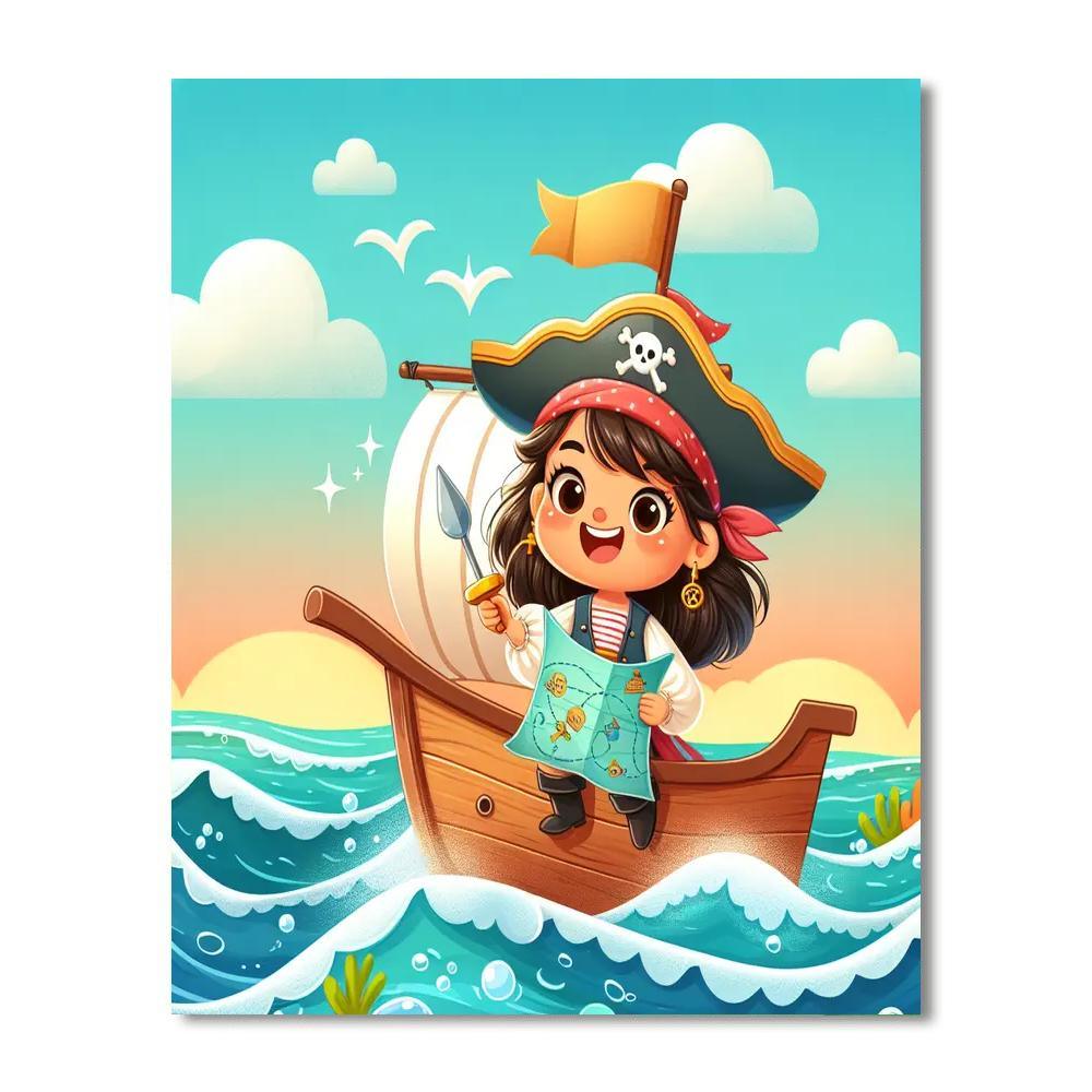 Pirate Ship Expedition Paint By Number