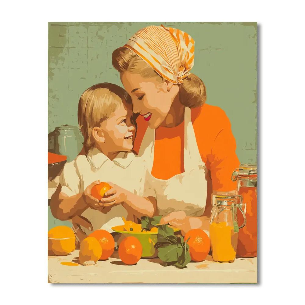 Mom’s Special Recipe Number Painting