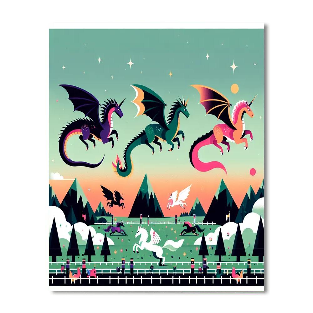Fantasy Race DIY Paint By Numbers