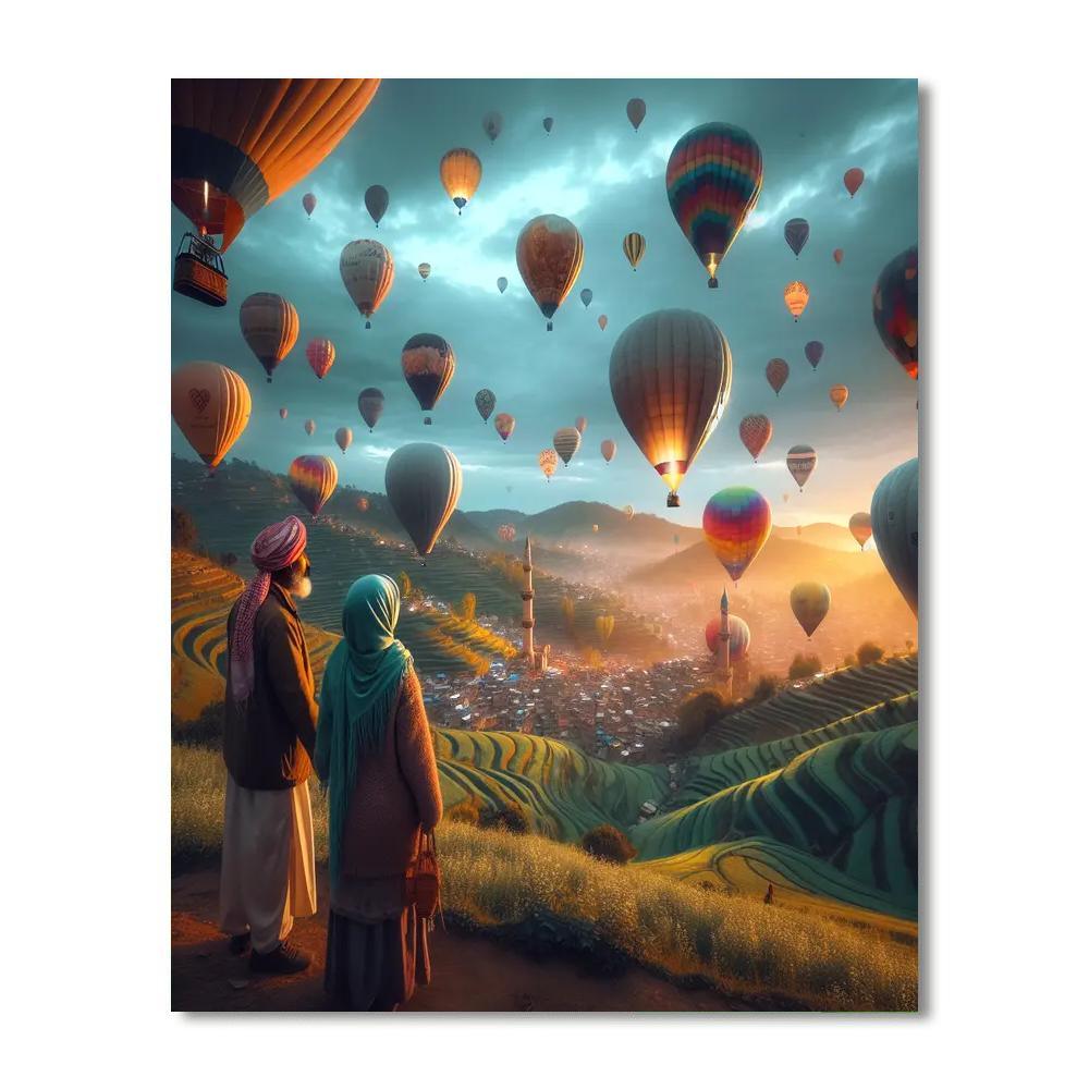 Bristol International Balloon Fiesta - United Kingdom Paint By Numbers