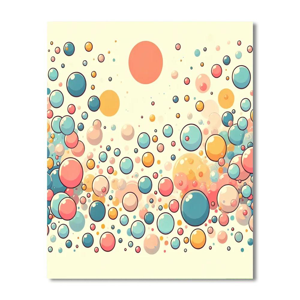 Bubble Blast Numbered Painting Kits