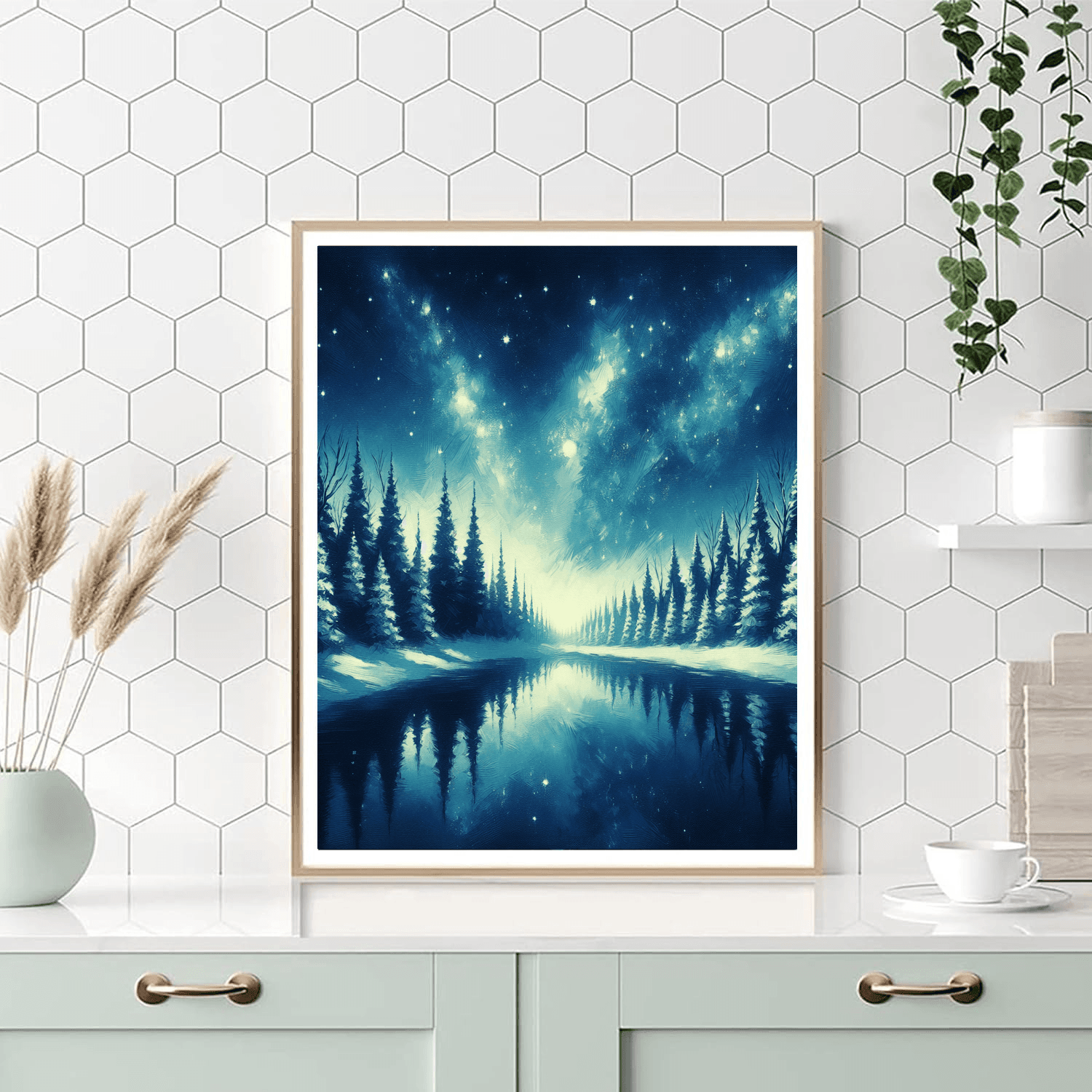 Glistening Snowy Wonderland Paint By Numbers Kits