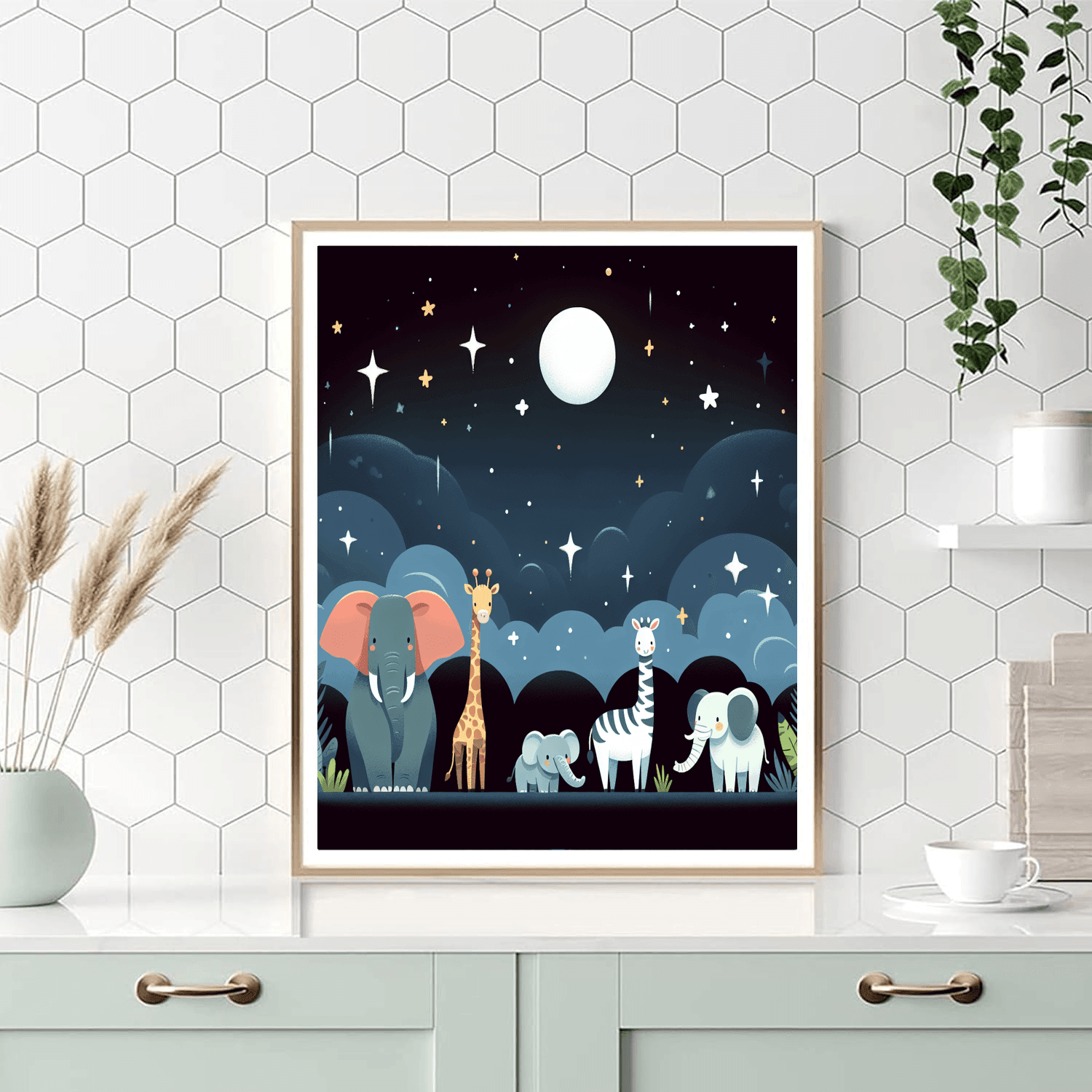 Starlight Safari Exploration Paint By Color