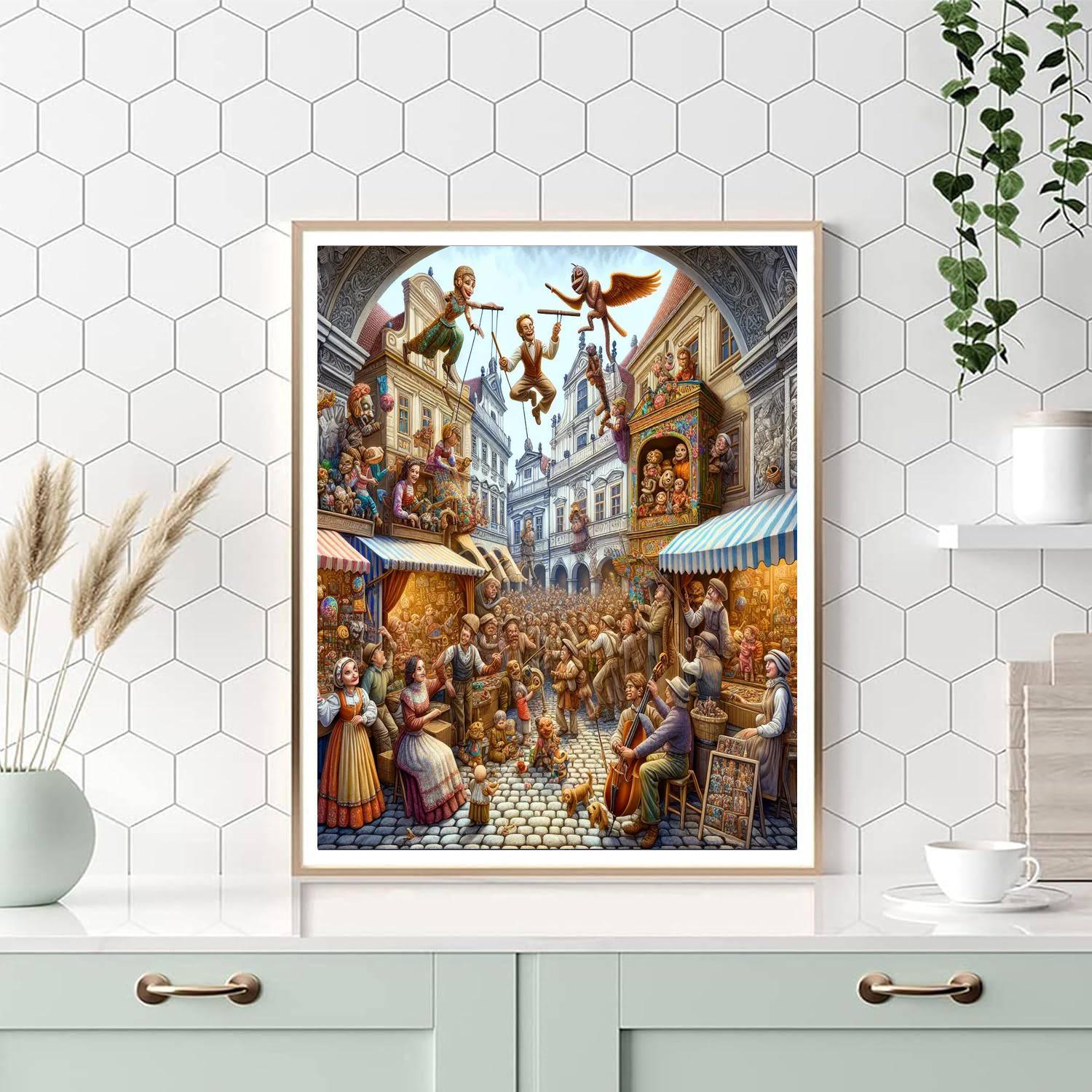 Puppet Festival Paint By Numbers Art