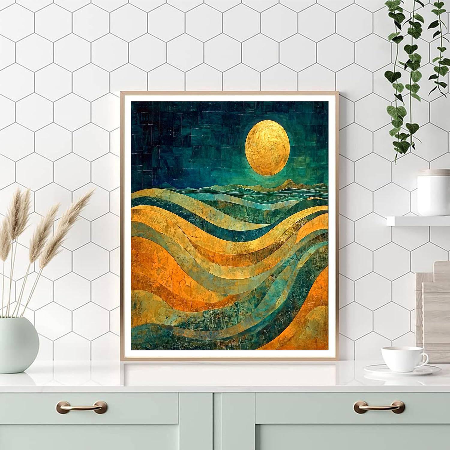 Max Ernst Inspired Beyond The Horizon  Painting By Numbers Kit