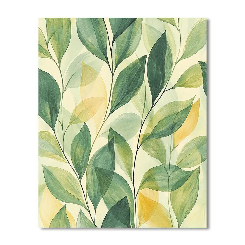 Nandalal Bose Inspired Mystical Flora  Painting Number Kit