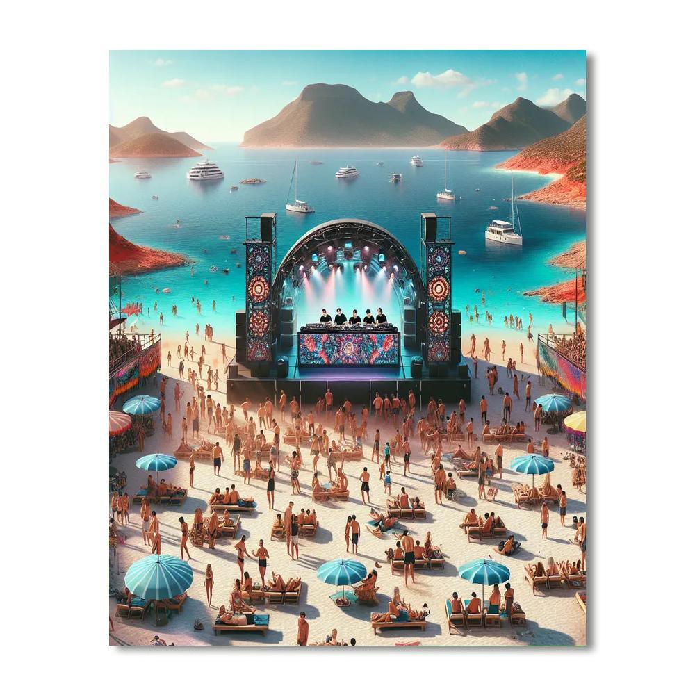 Calvi On The Rocks - Corsica, France Paint By Number